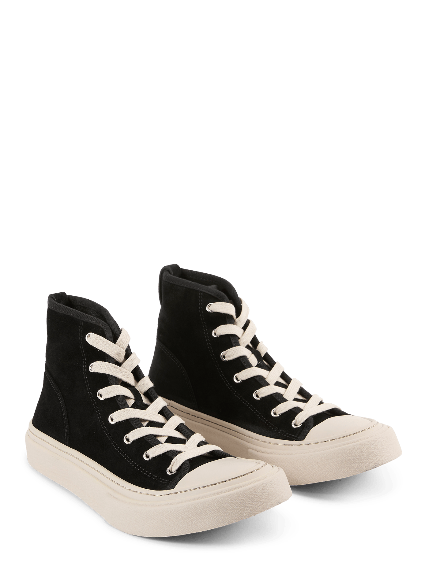 Sneakers alte in pelle Sarin ANN DEMEULEMEESTER Nero