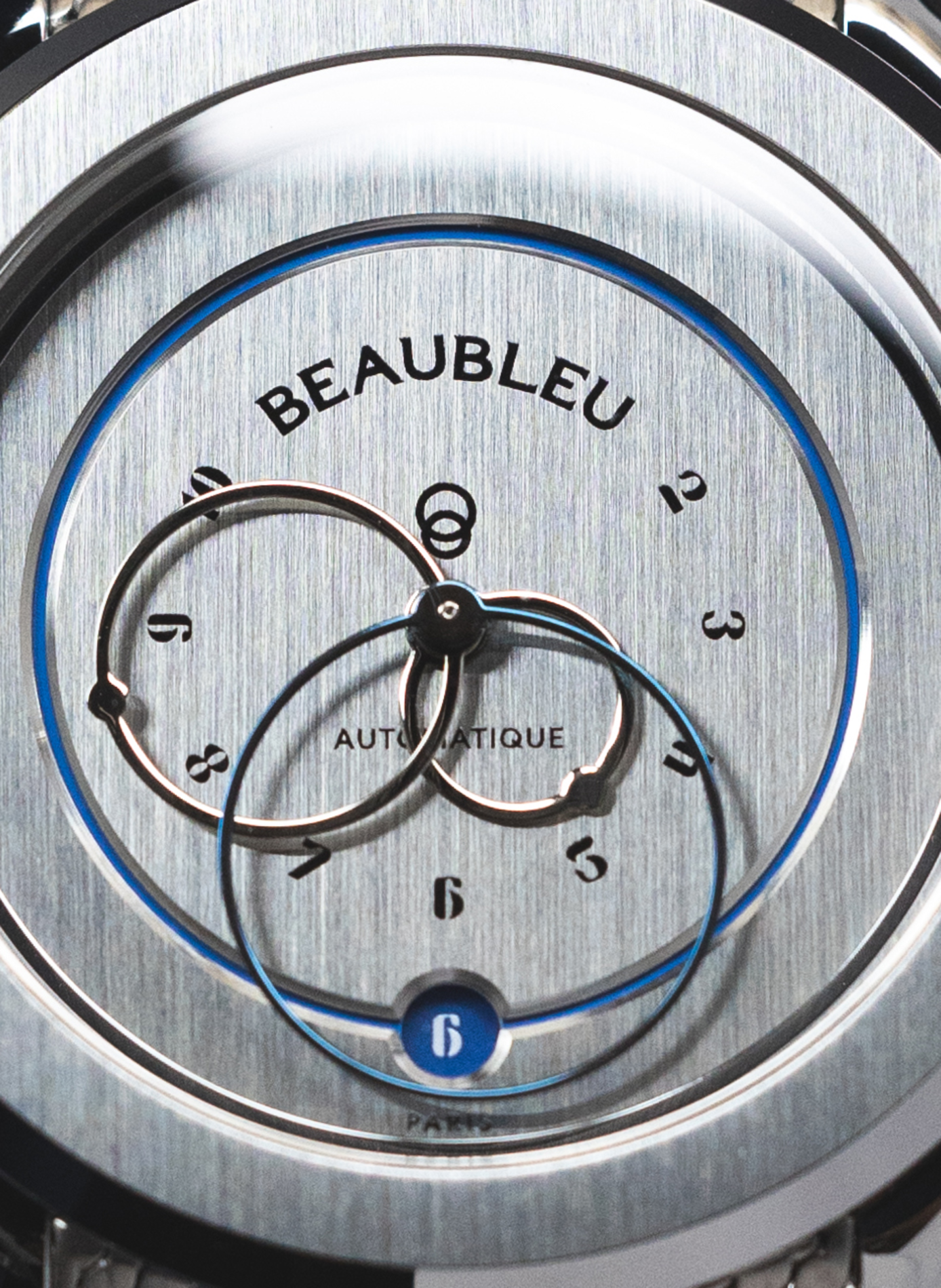 Montre automatique Ecce Vesperal en acier inoxydable BEAUBLEU Argent