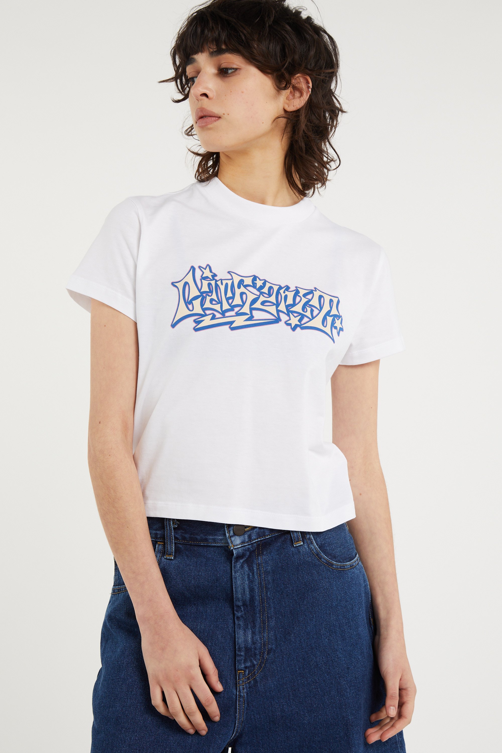 T-shirt w' s/s supa t-shirt CARHARTT WIP Blanc