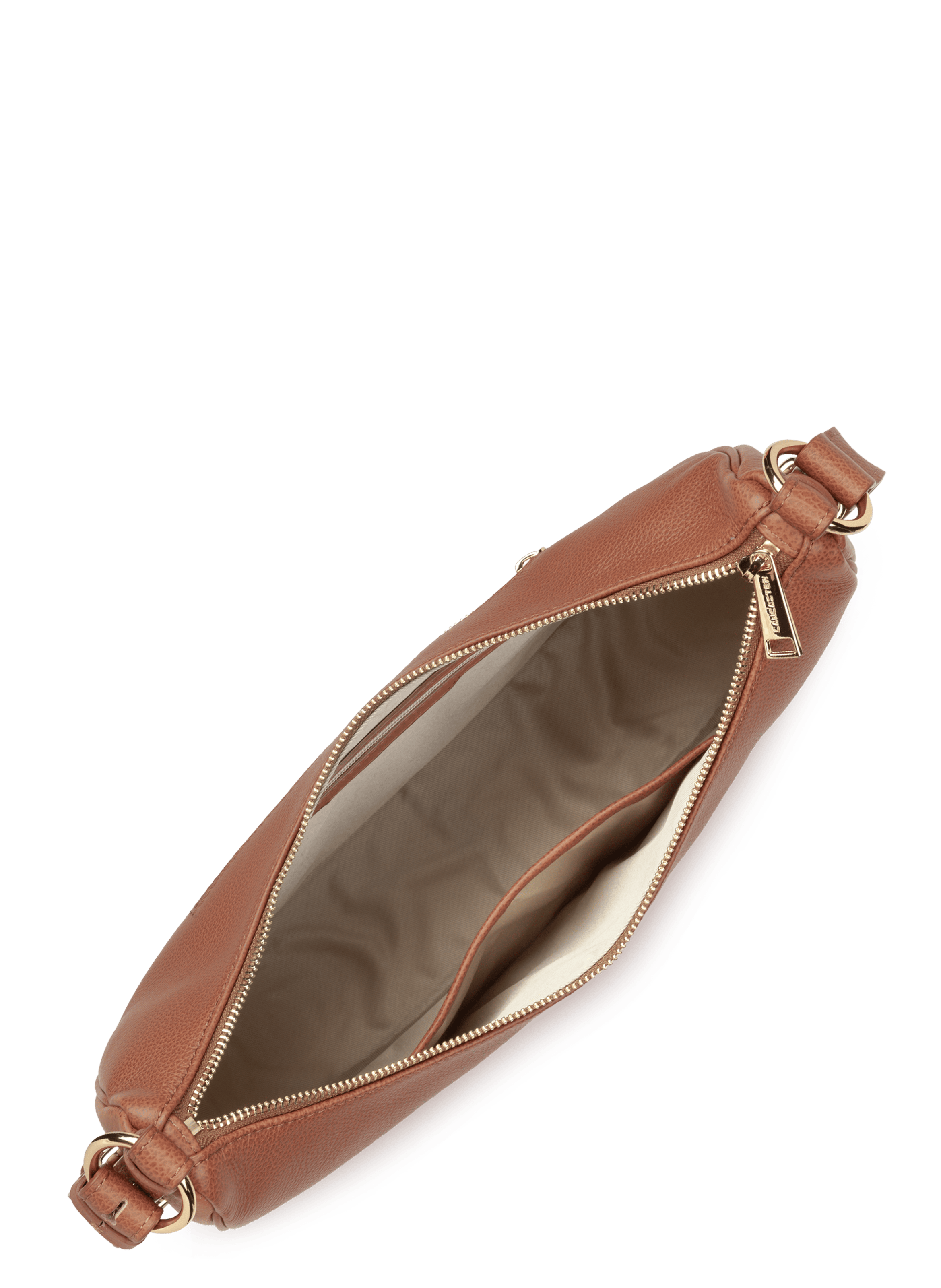 Grand sac besace - milano aria LANCASTER Doré