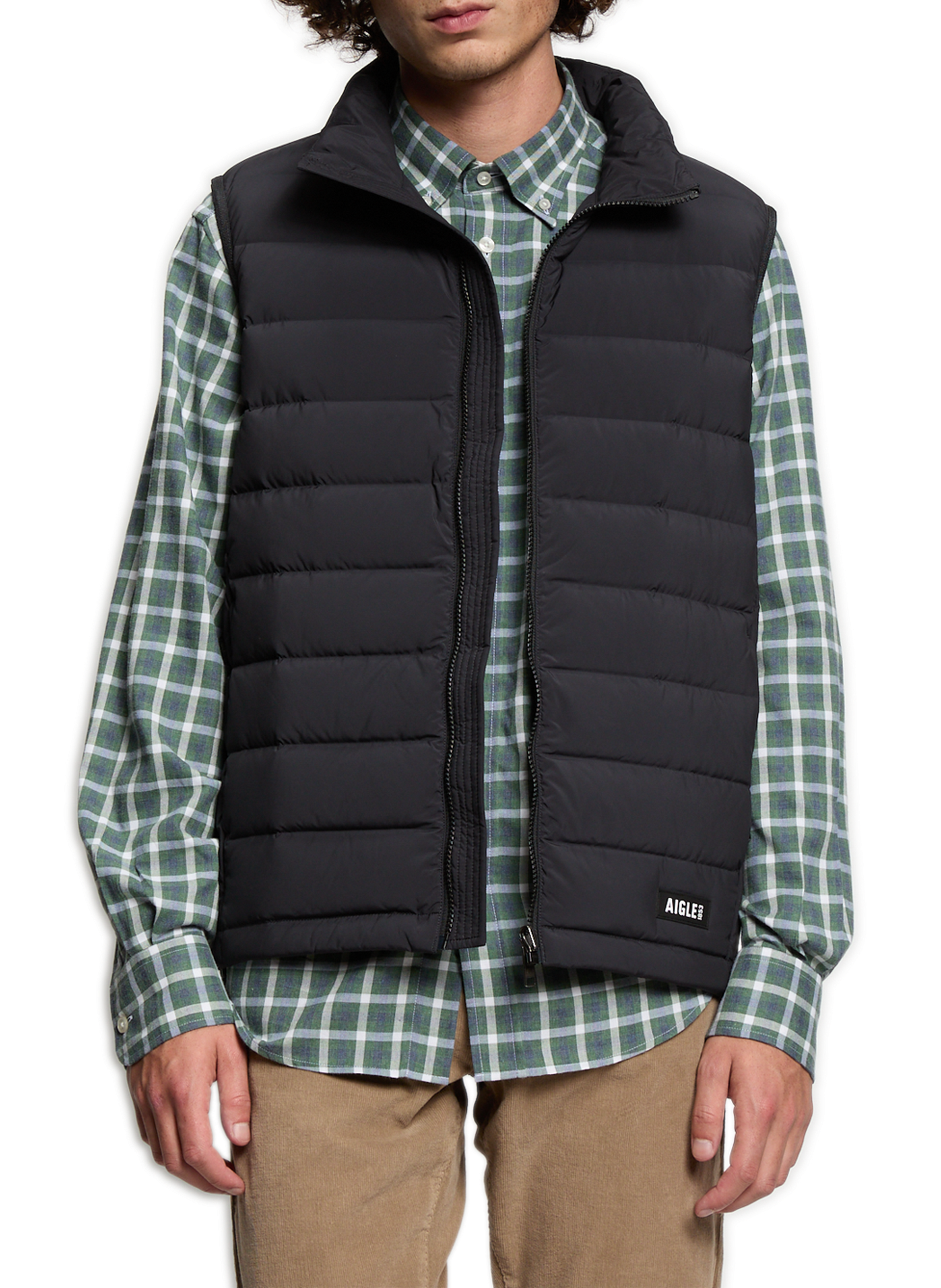 Quilted Sleeveless Vests AIGLE Black