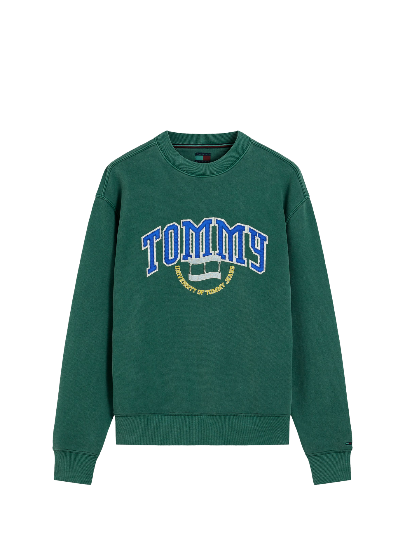 Sweat oversize en coton TOMMY HILFIGER Vert
