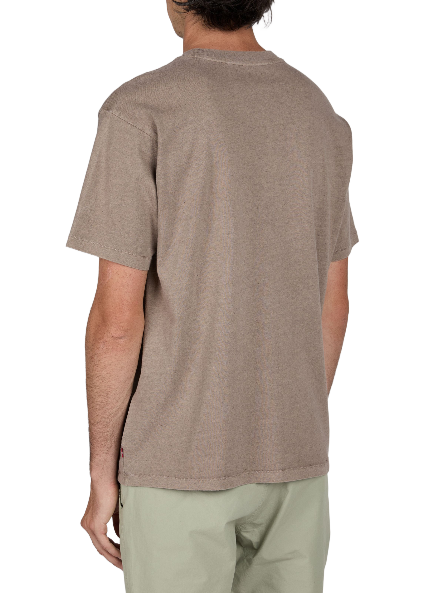 Rundhalsausschnitt T-Shirt aus Baumwolle LEVI'S Braun