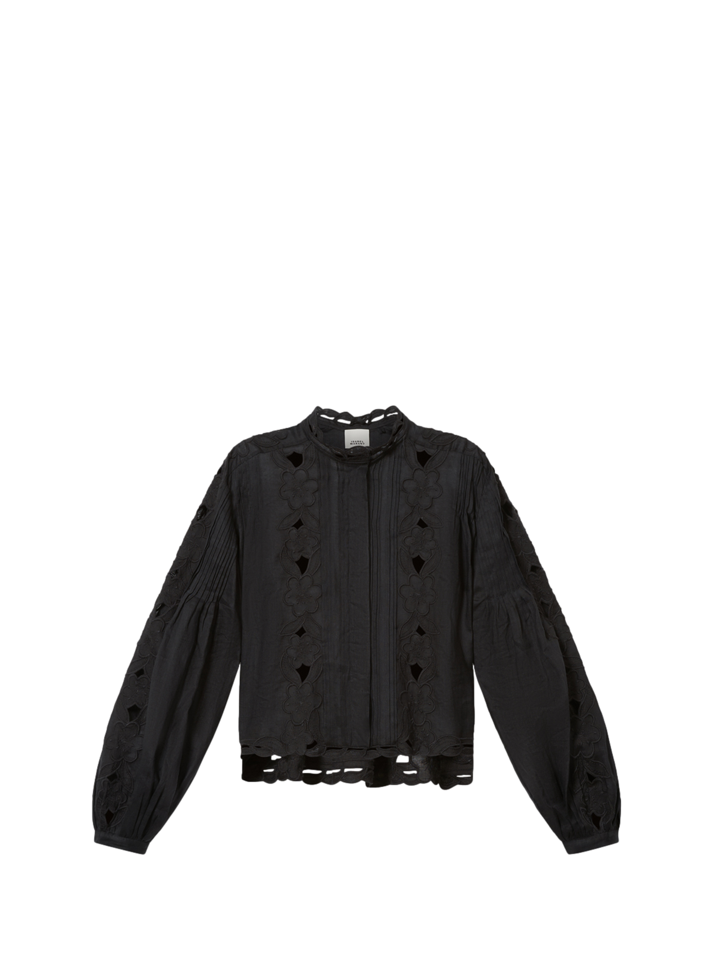 Blouse Ruba manches longues brodée ISABEL MARANT Noir