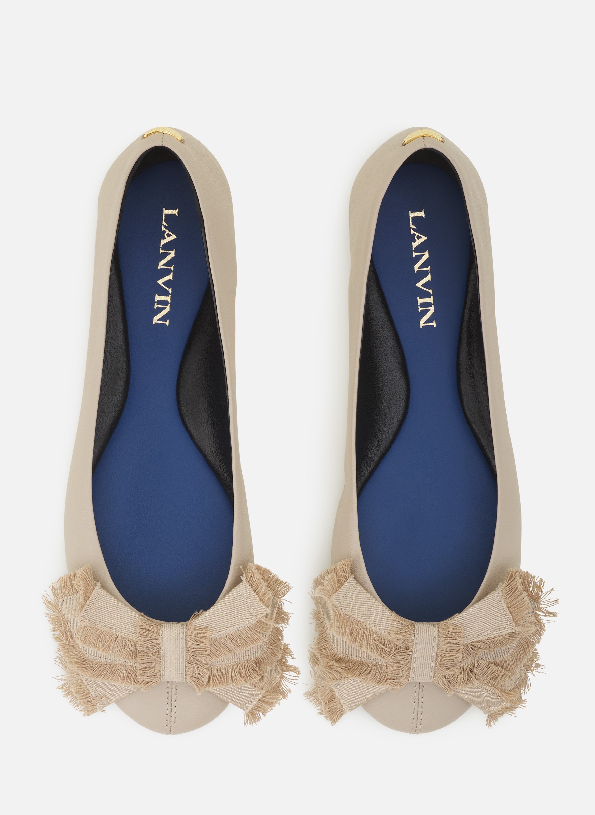 La ballerine noeud LANVIN Beige