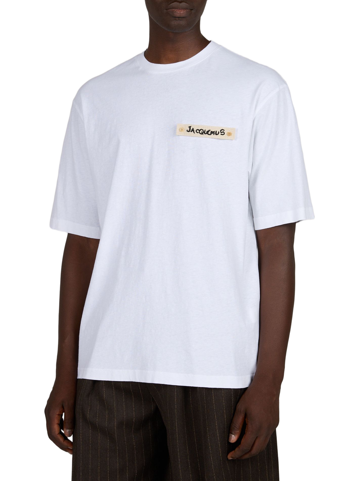 Le t-shirt Plage large en coton JACQUEMUS Blanc