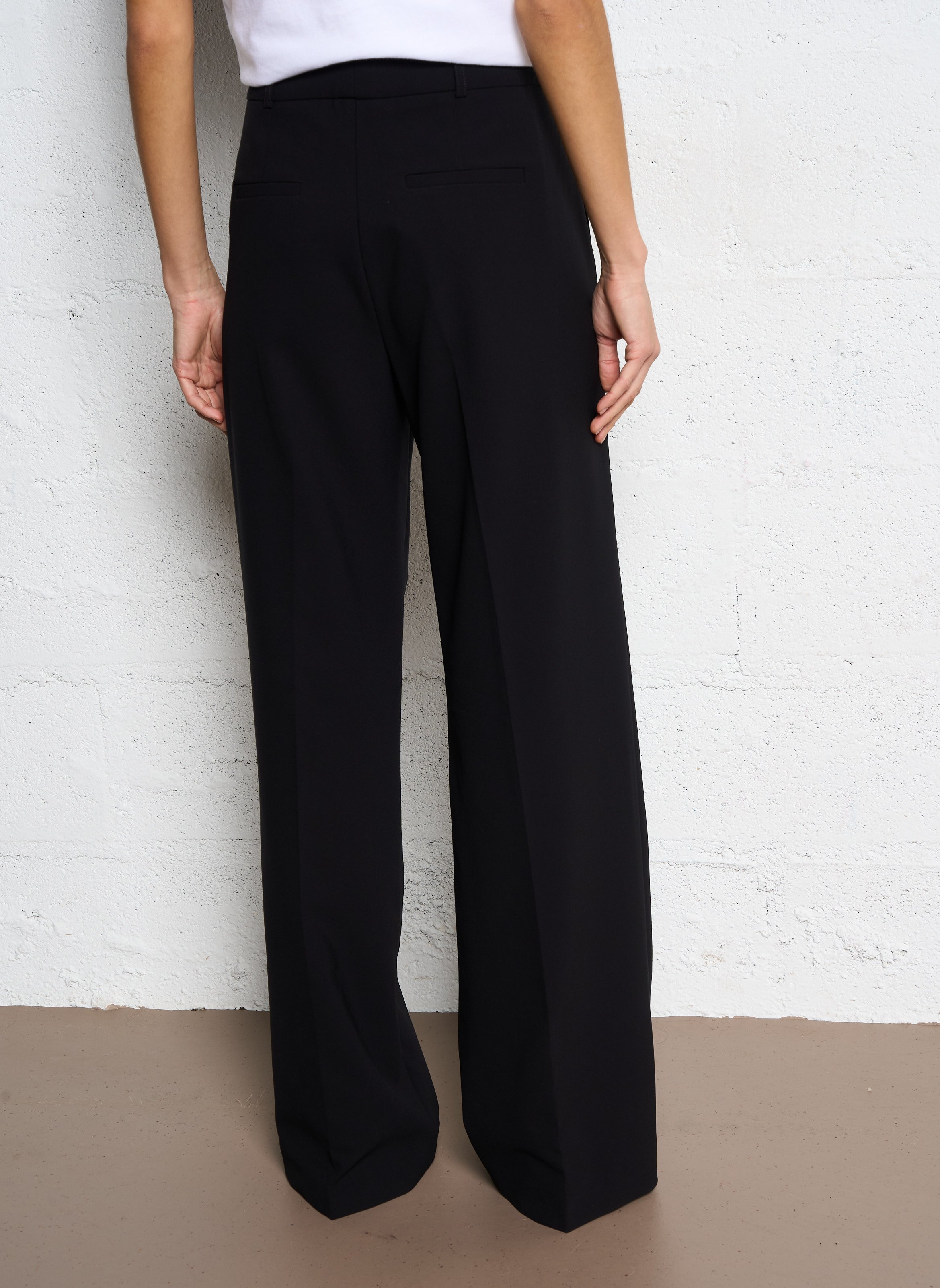 Pantalon large fluide layla MAISON 123 Noir