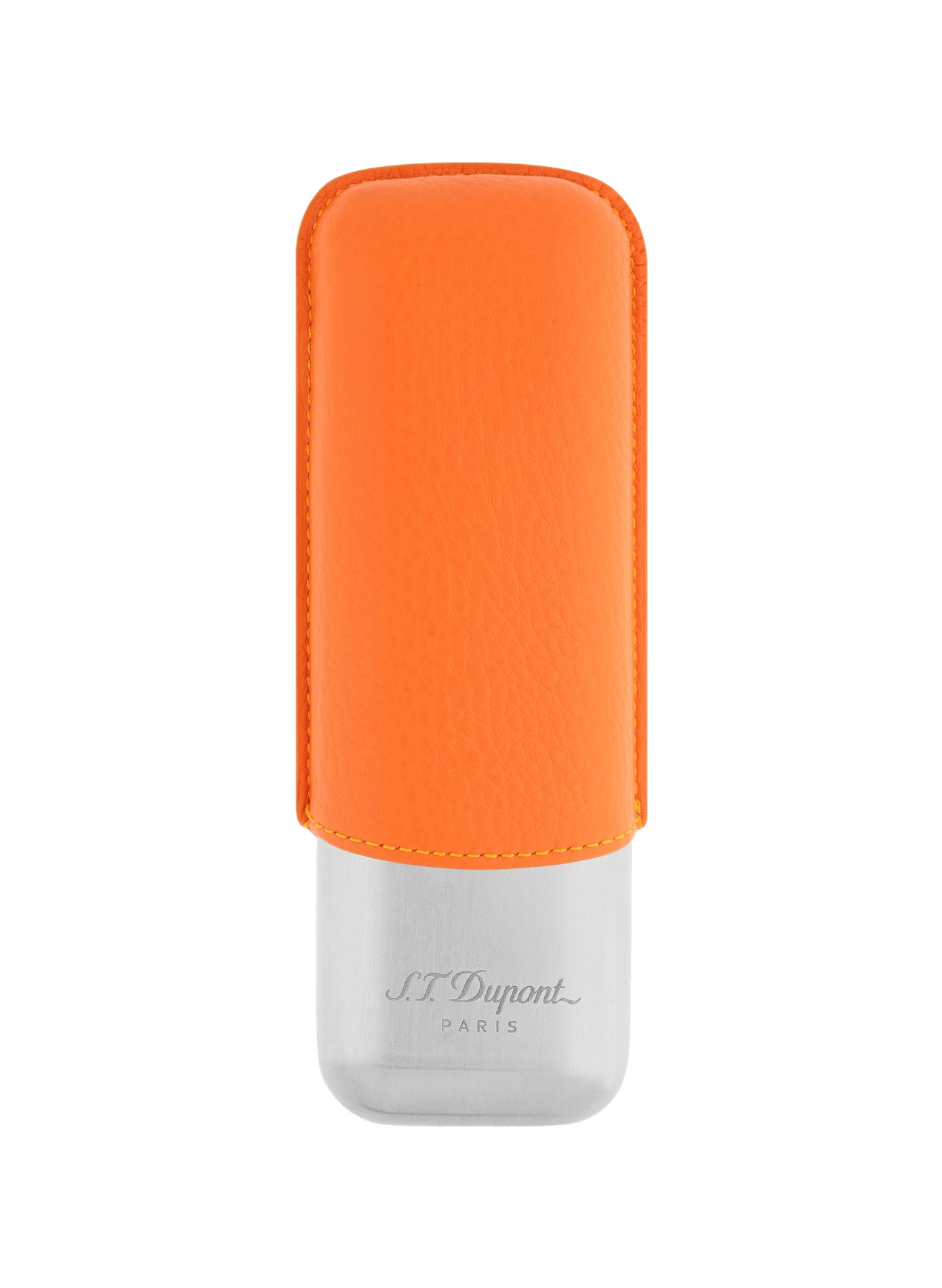 Leather case for 2 cigars S.T. DUPONT Orange