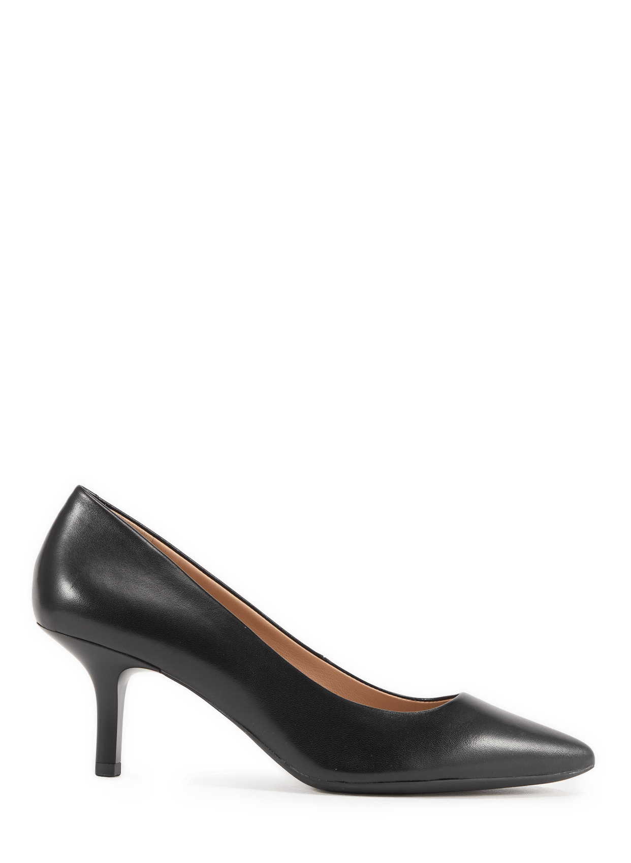 Leather heels GEOX Black