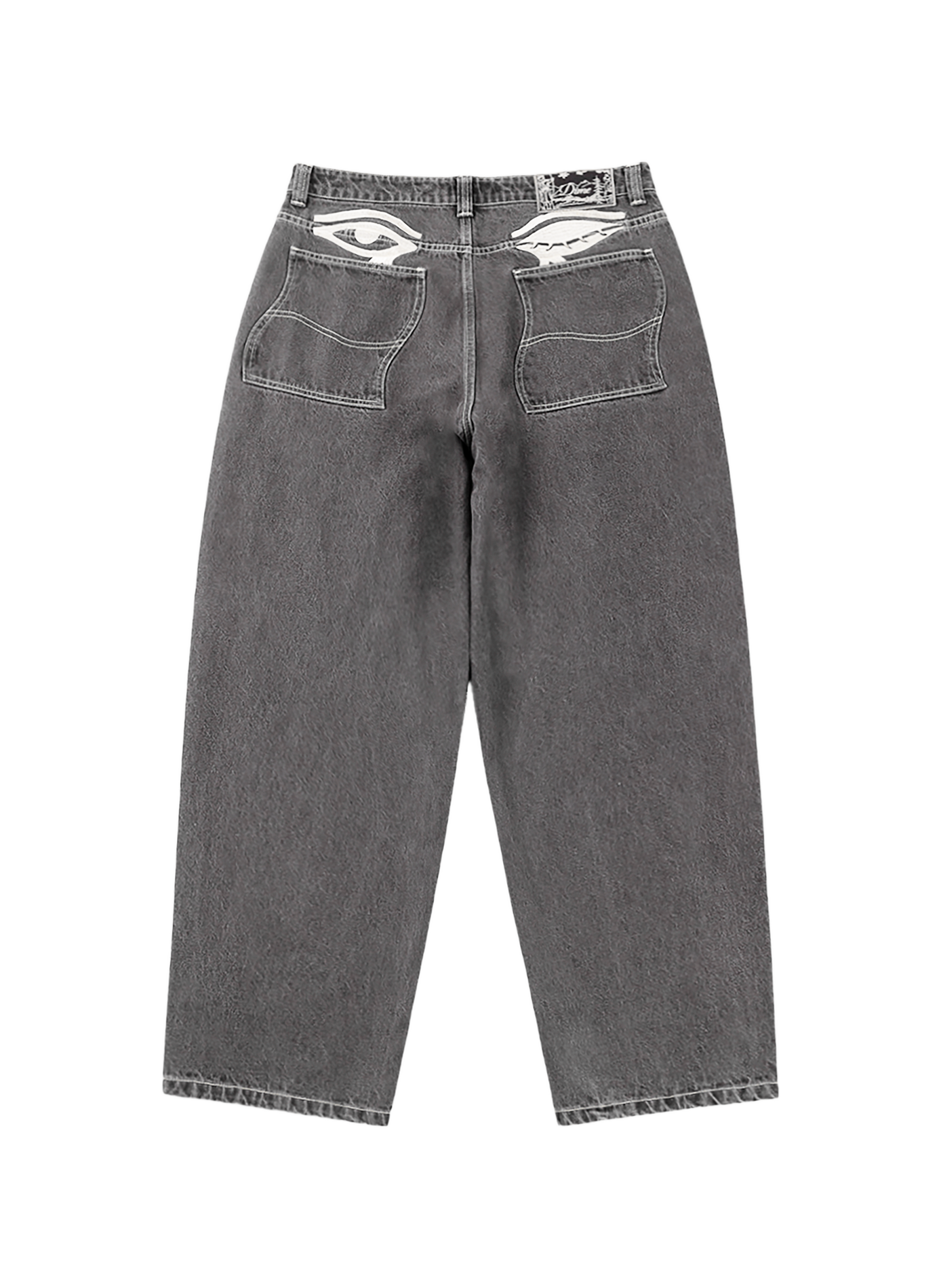 Wide cotton jeans DIME Black