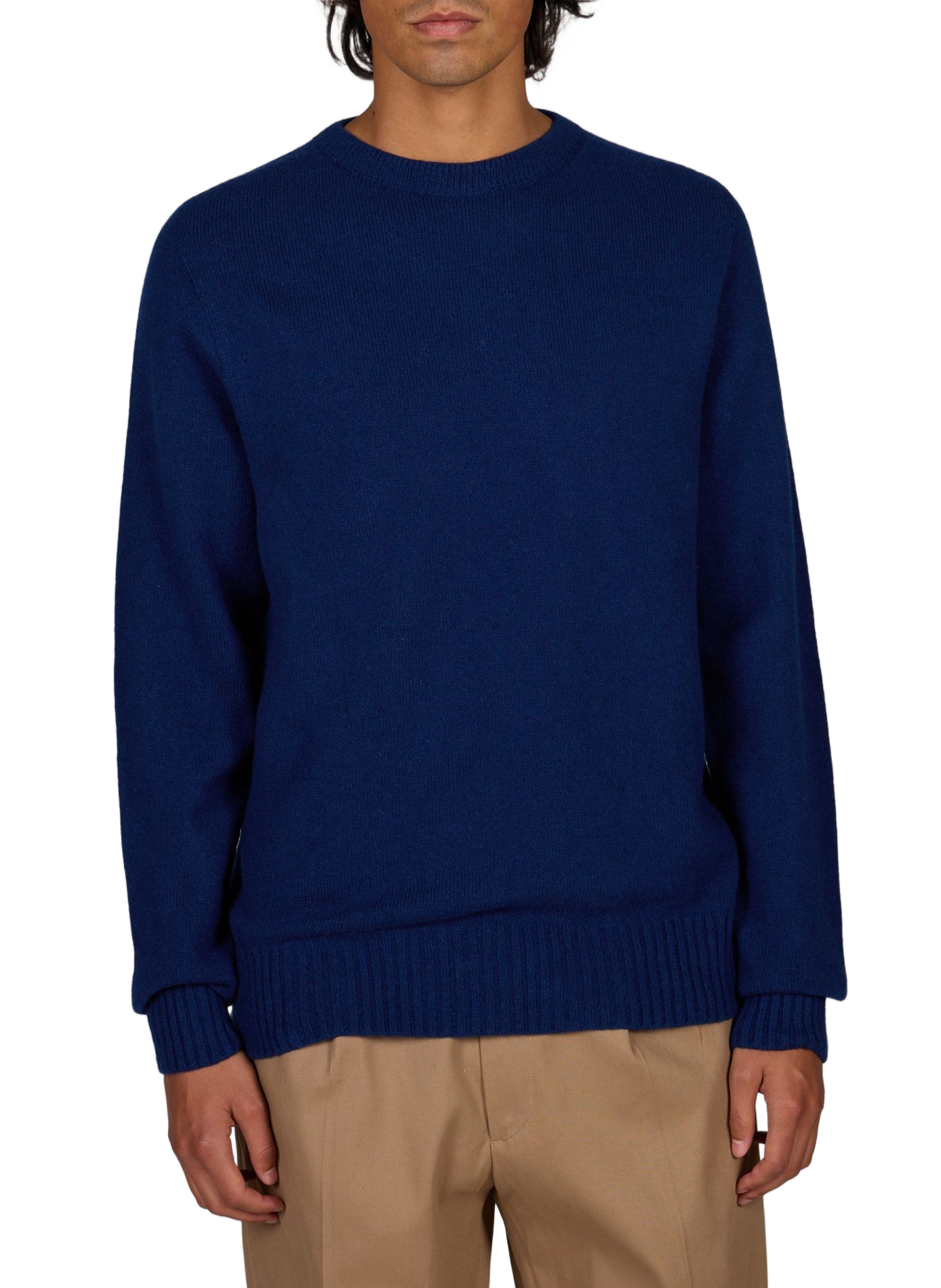 Pullover aus Merino- und Kaschmirwolle CÉZEMBRE Blau