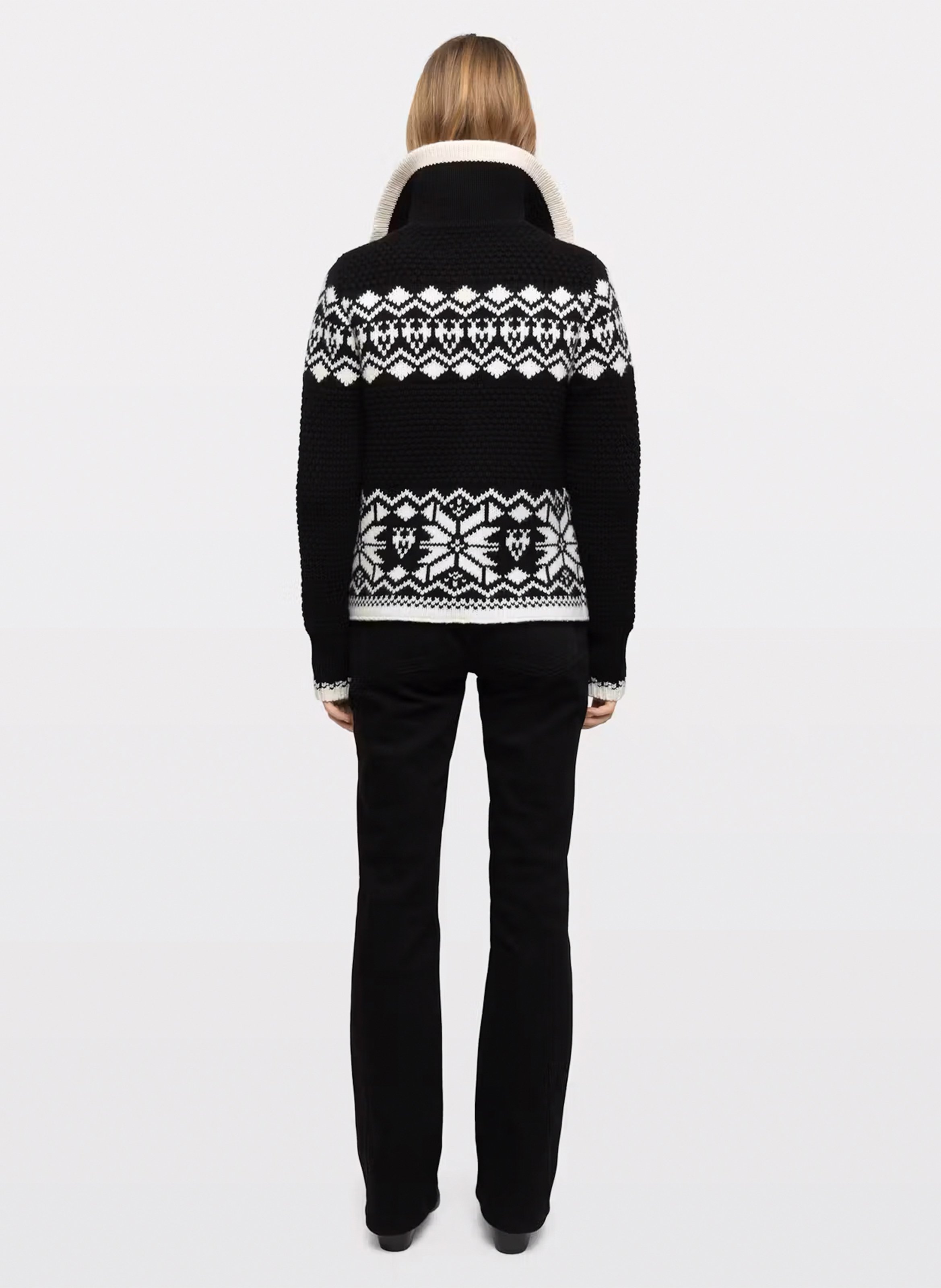 Gildas jas met rits en wol en kasjmier met print ZADIG&VOLTAIRE Zwart