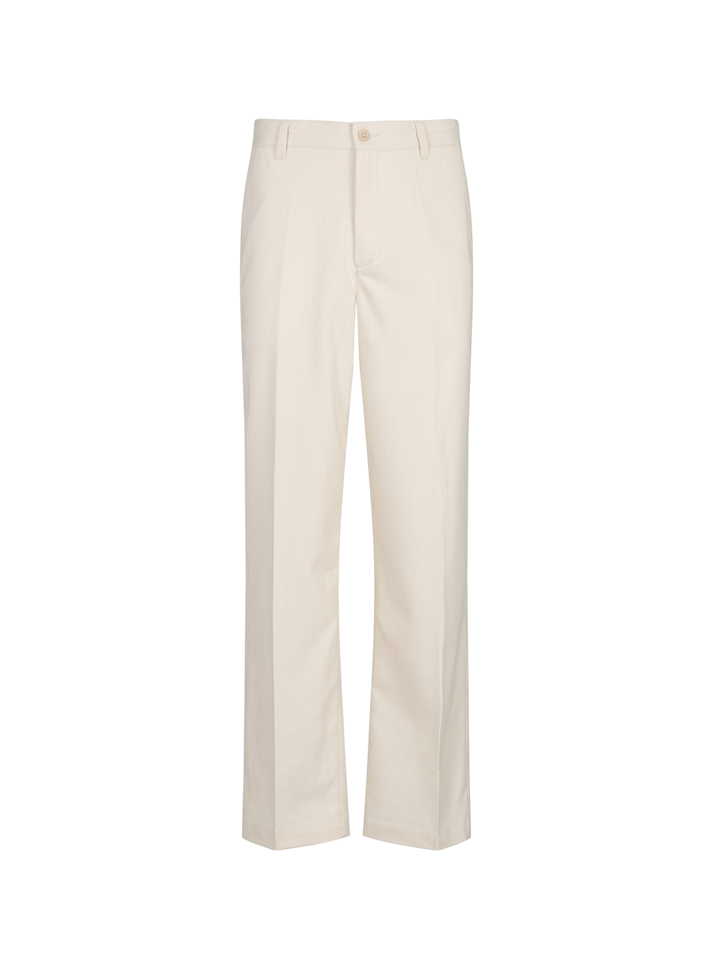 Pantalon droit uni LES DEUX Beige