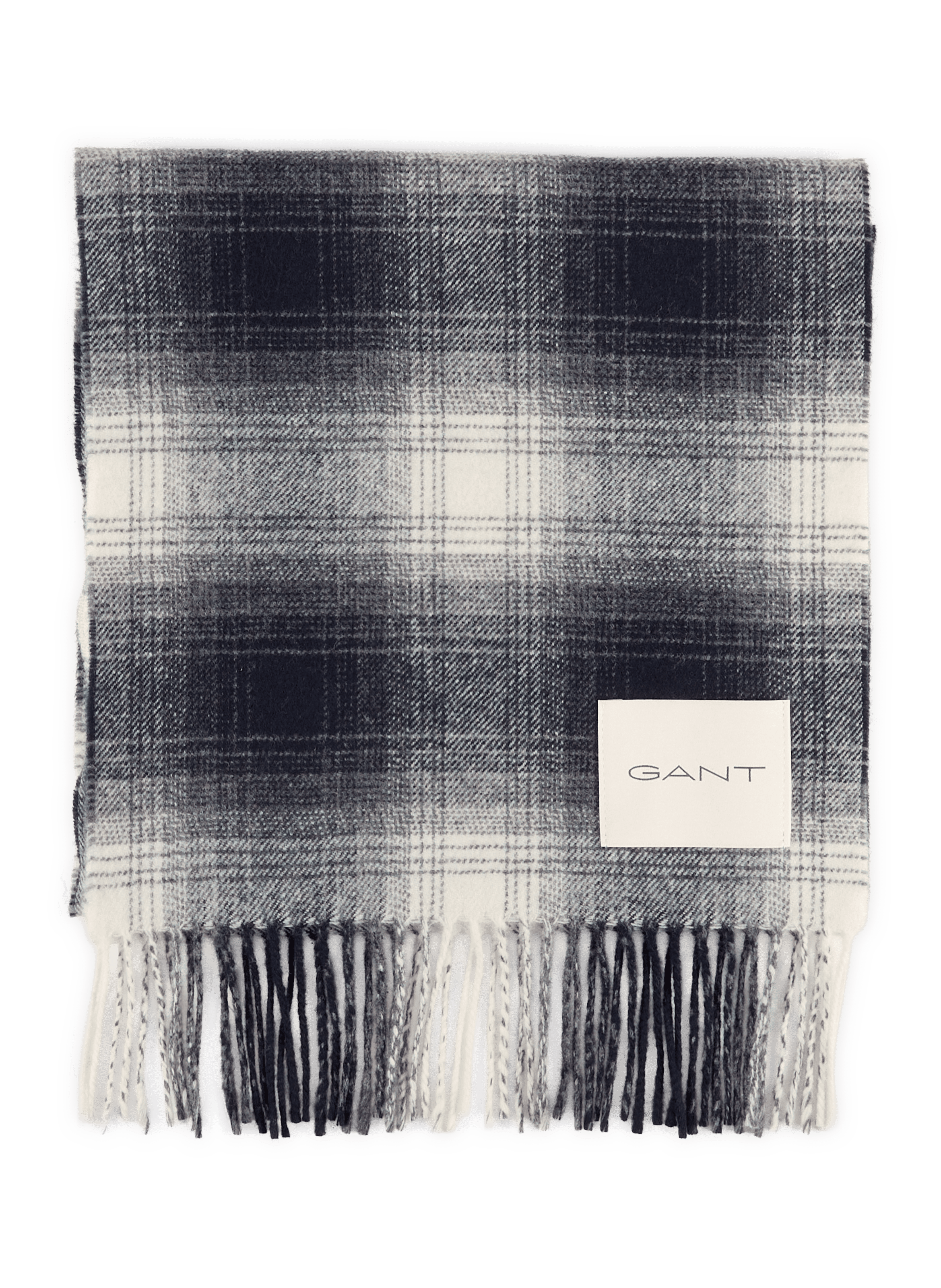 Printed wool scarf  GANT Blue