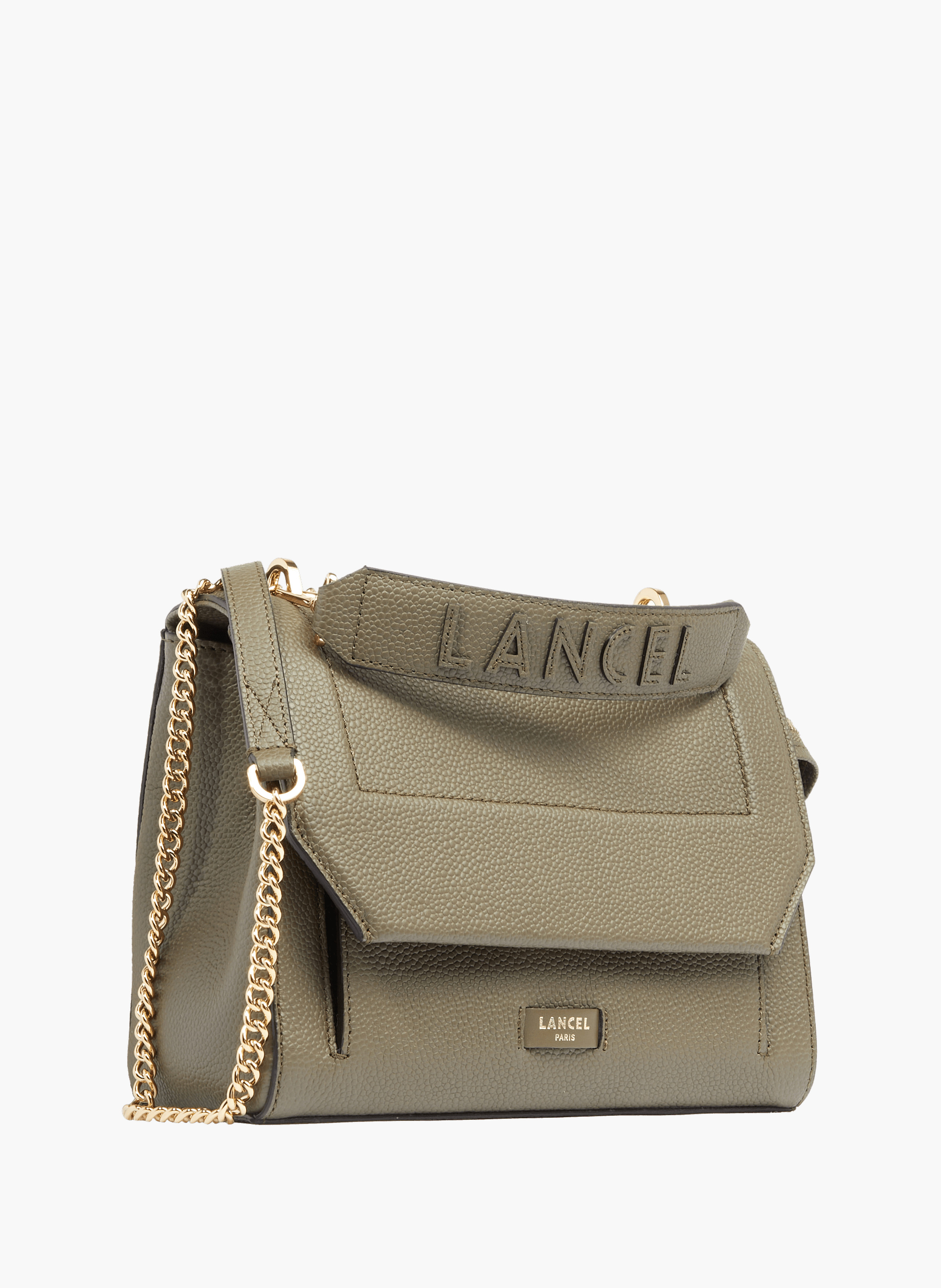 Schoudertas met flap van Lancel in leer | Groen LANCEL Dames