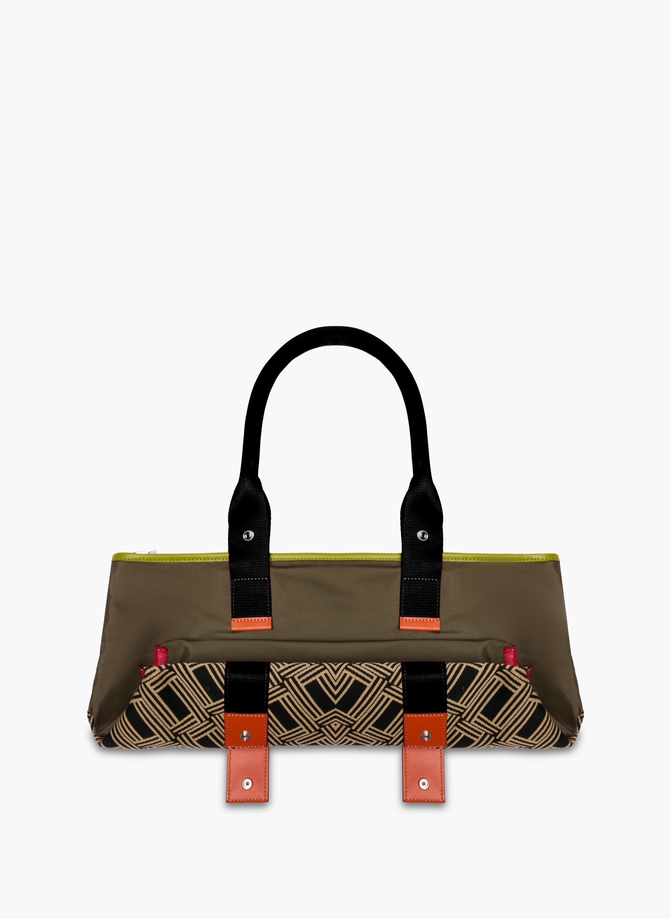 Sac cabas zippé m mistral rollable de lancel en coton LANCEL Noir