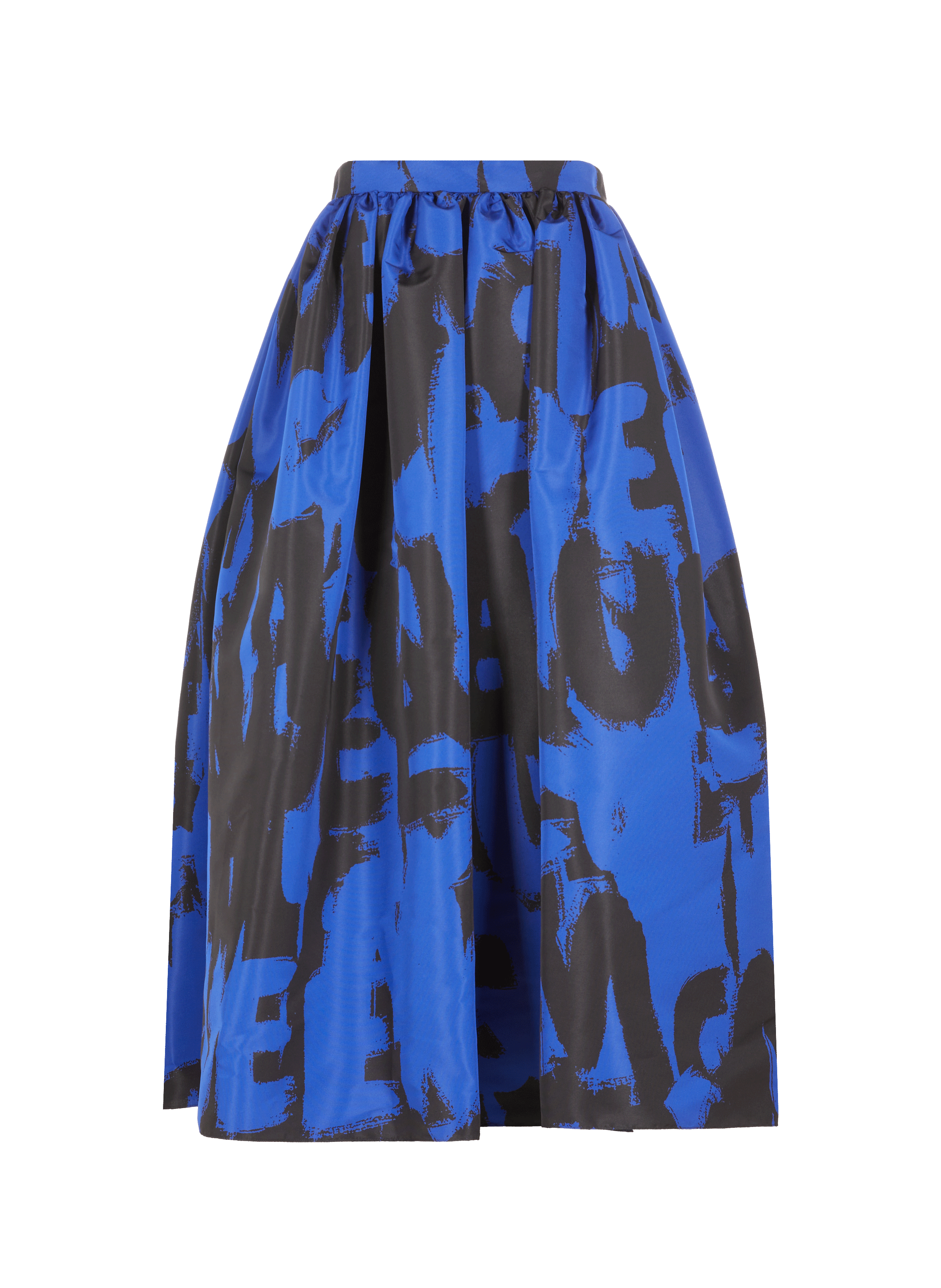 Jupe midi McQueen Graffiti