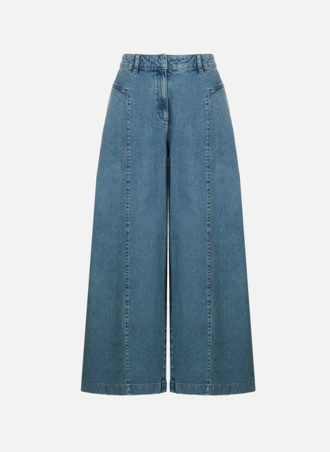 Wide cotton jeans BlueREMAIN 