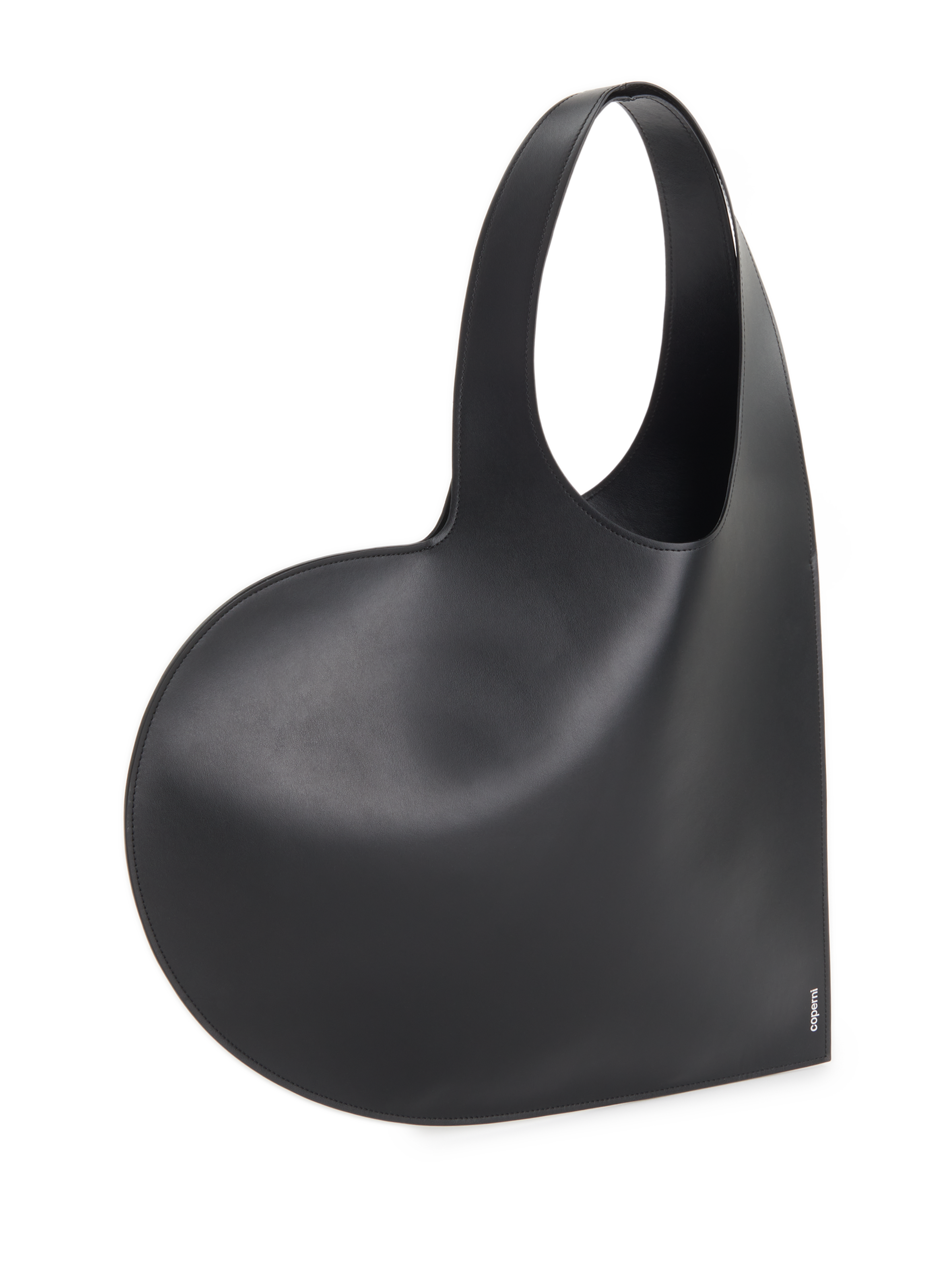 Heart Tote leather bag COPERNI Black