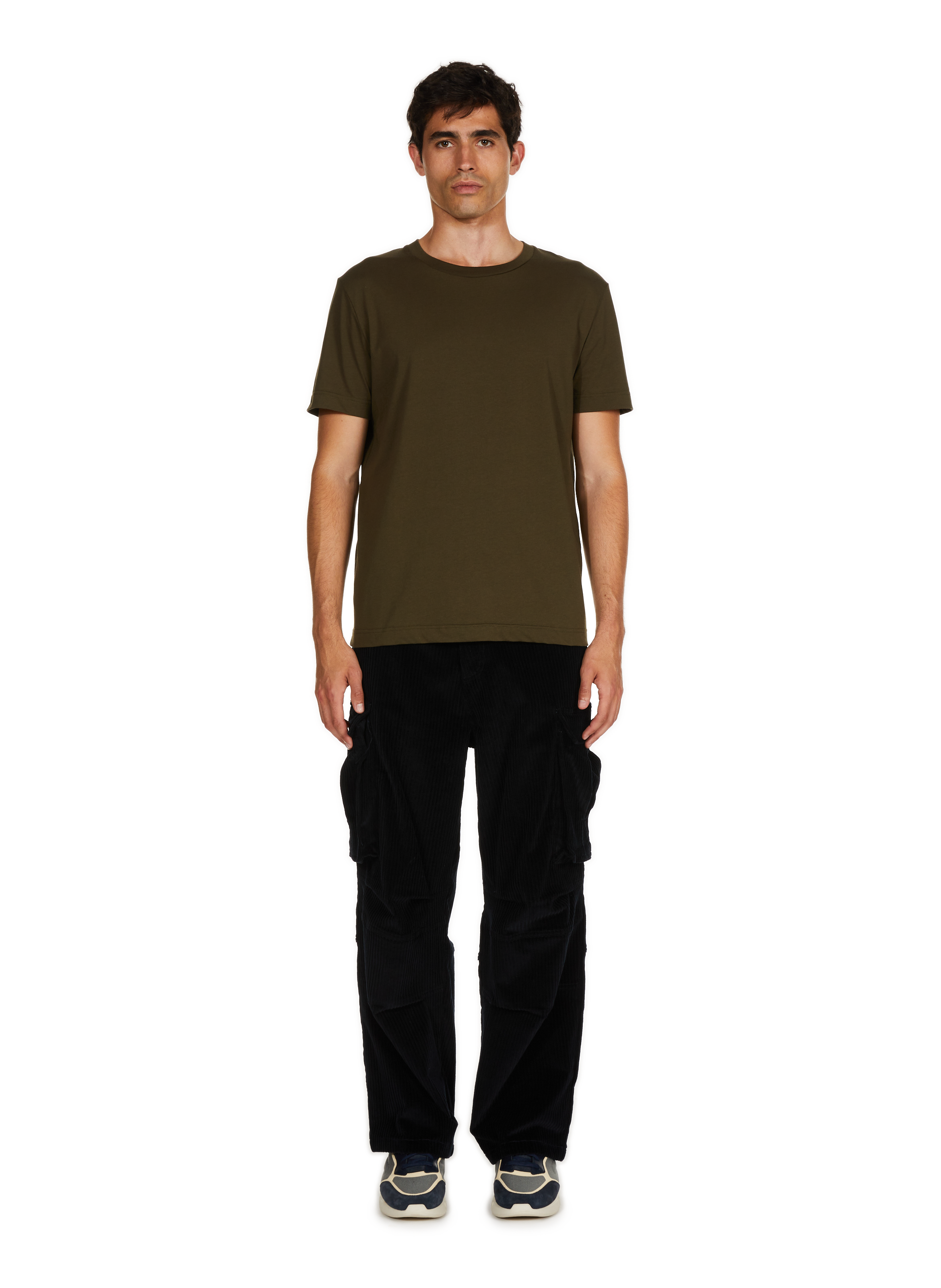 Round-neck T-shirt SAISON 1865 Khaki