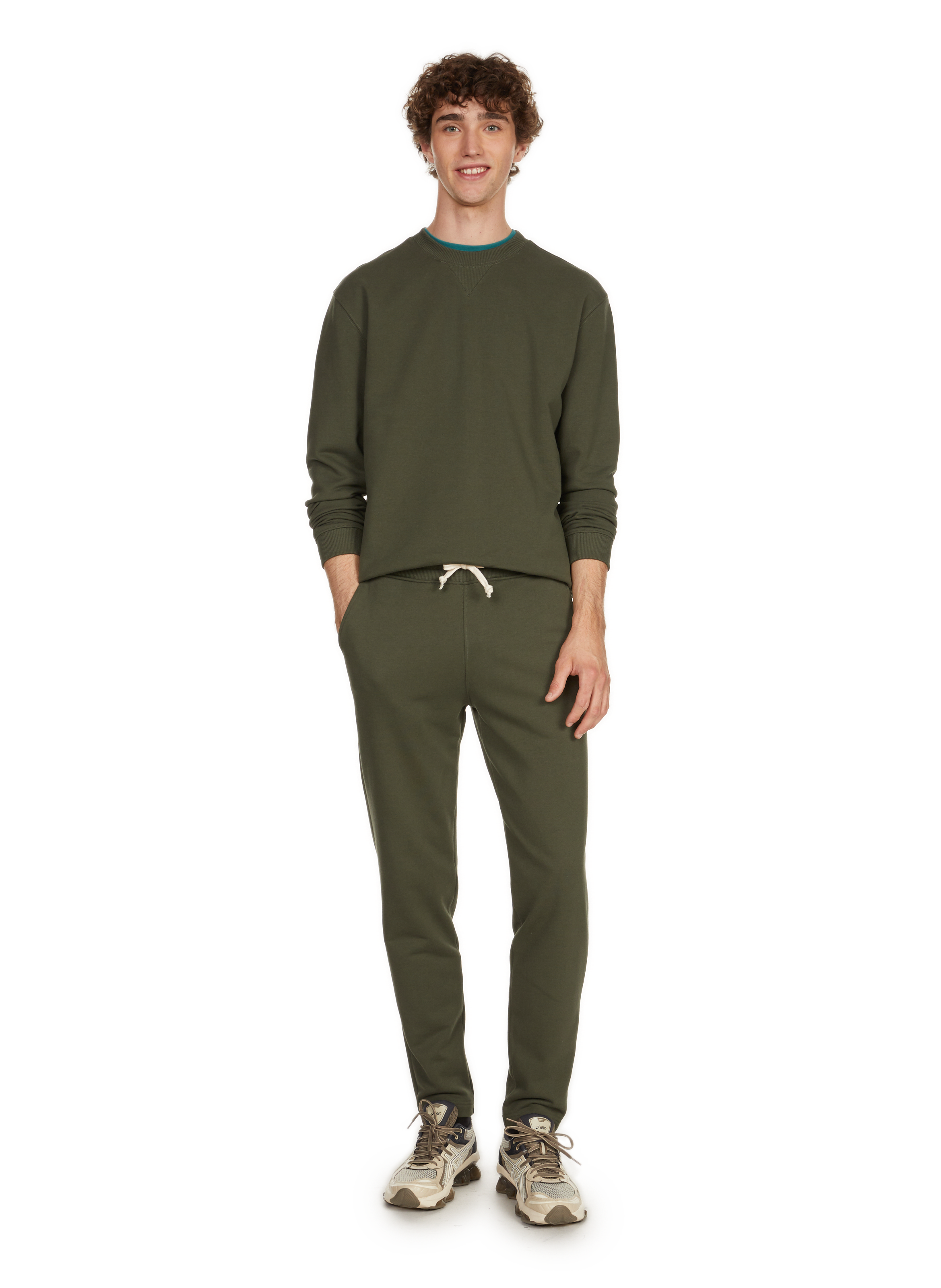 Pantalon de jogging  AU PRINTEMPS PARIS Kaki