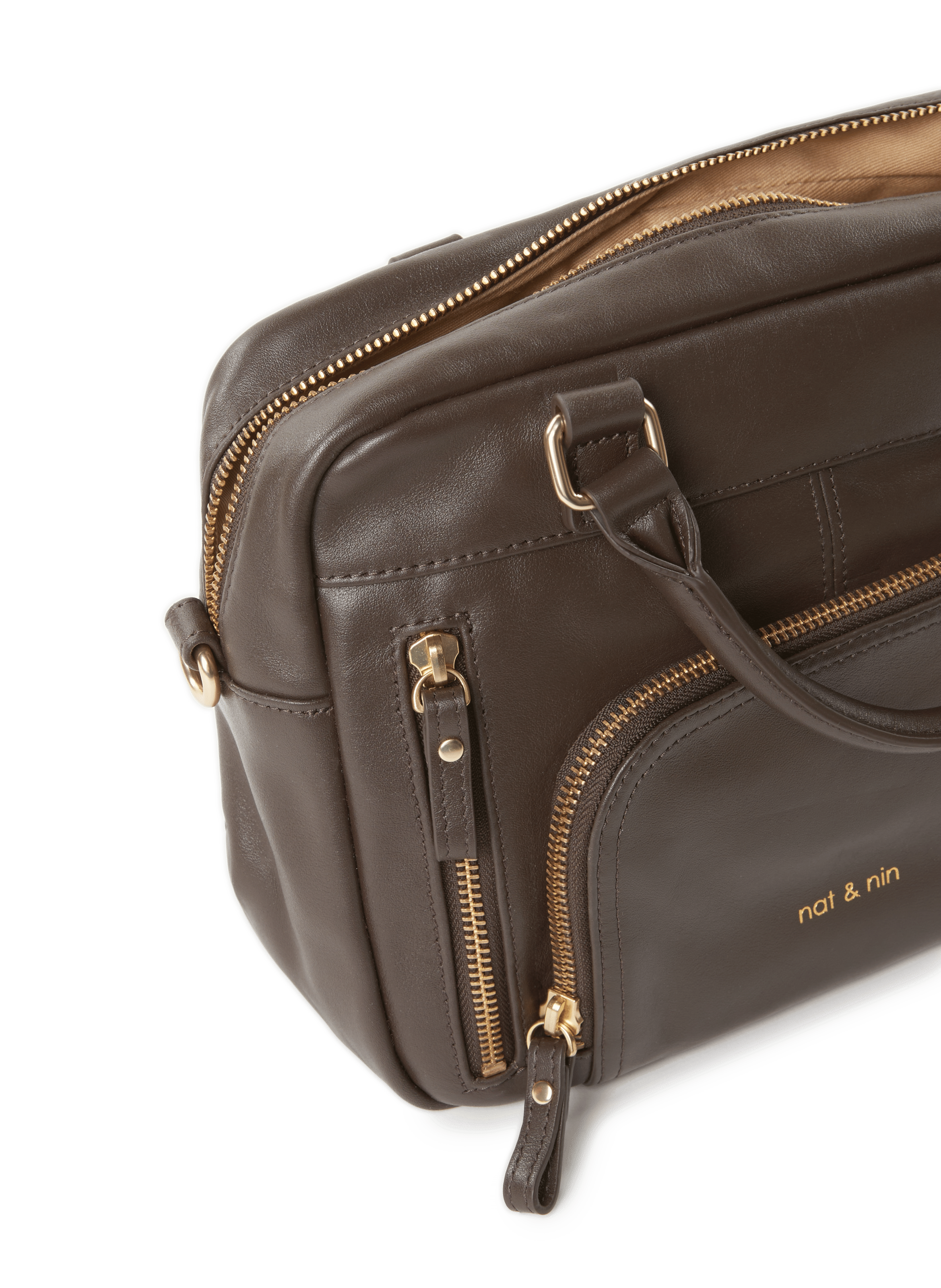 Mini Macy Bag NAT & NIN Brown