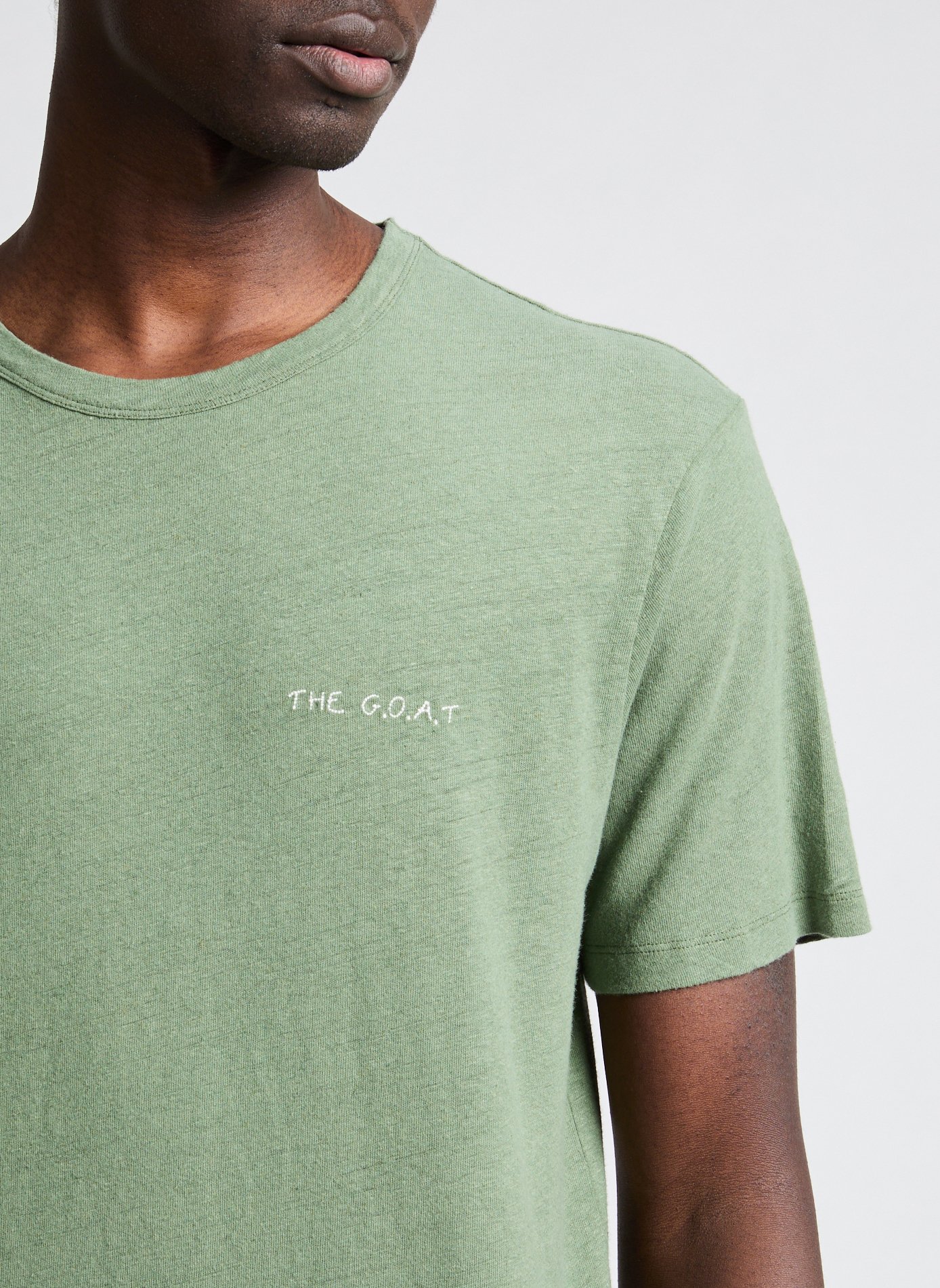 T-shirt Villiers The Goat MAISON LABICHE Green