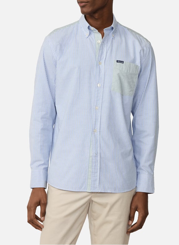 Chemise à rayures Vert by FACONNABLE FACONNABLE Chemise à rayures Vert
