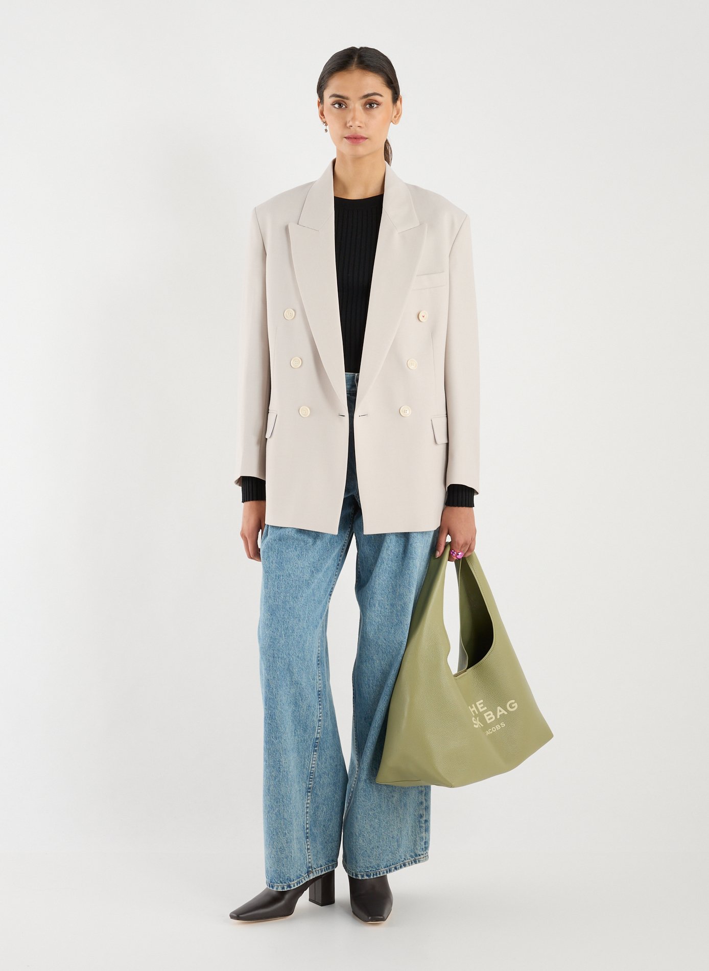 Cotton trousers with double pleat HELMUT LANG Blue