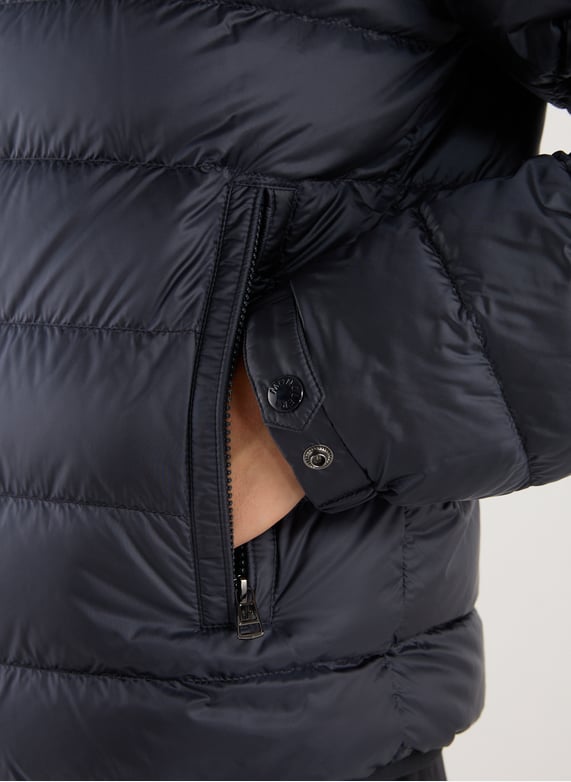 Short hooded puffer jacket Najan | Blue by MONCLER Short hooded puffer jacket Najan Blue