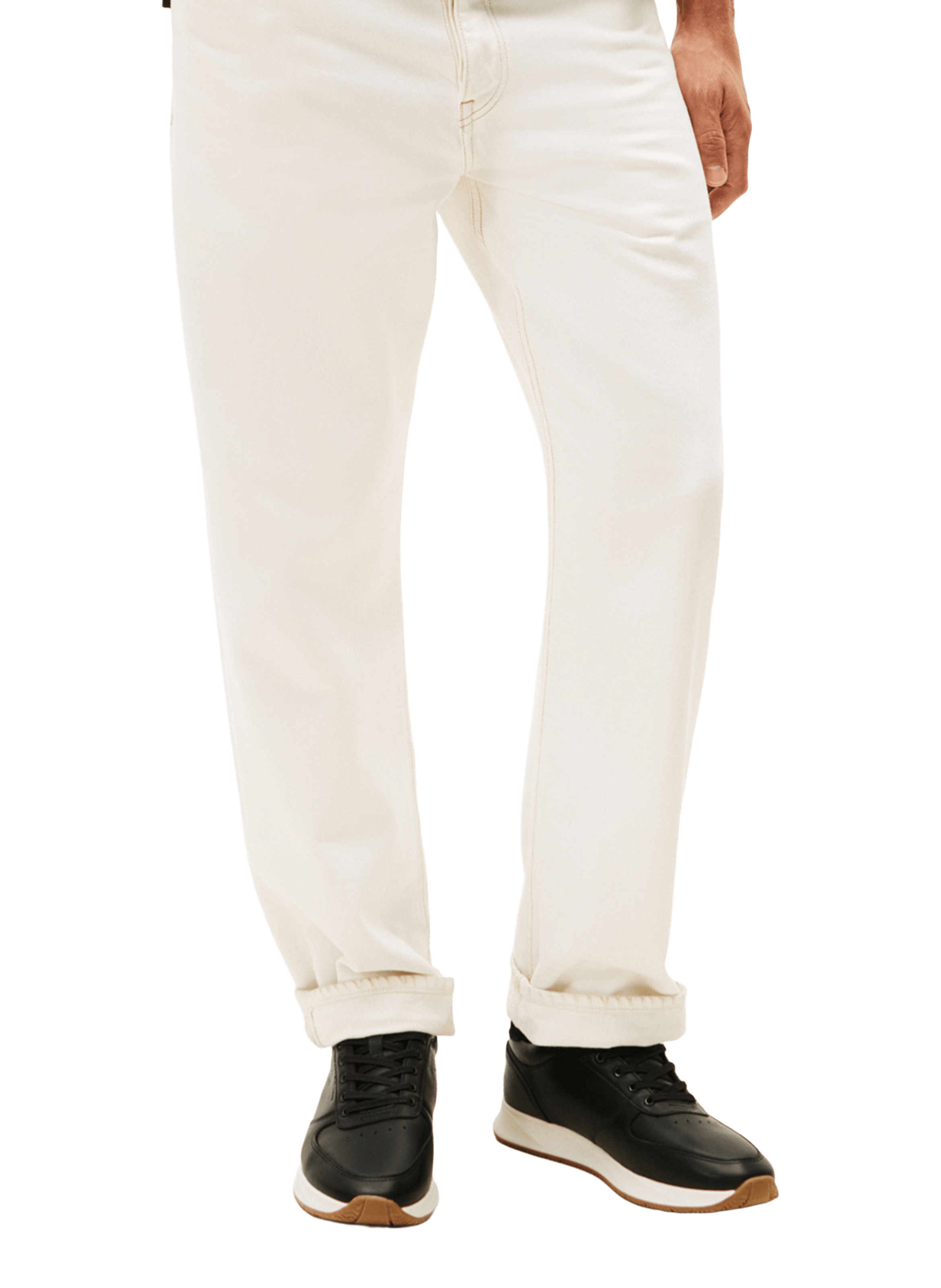 Leather sneakers TOMMY HILFIGER Black