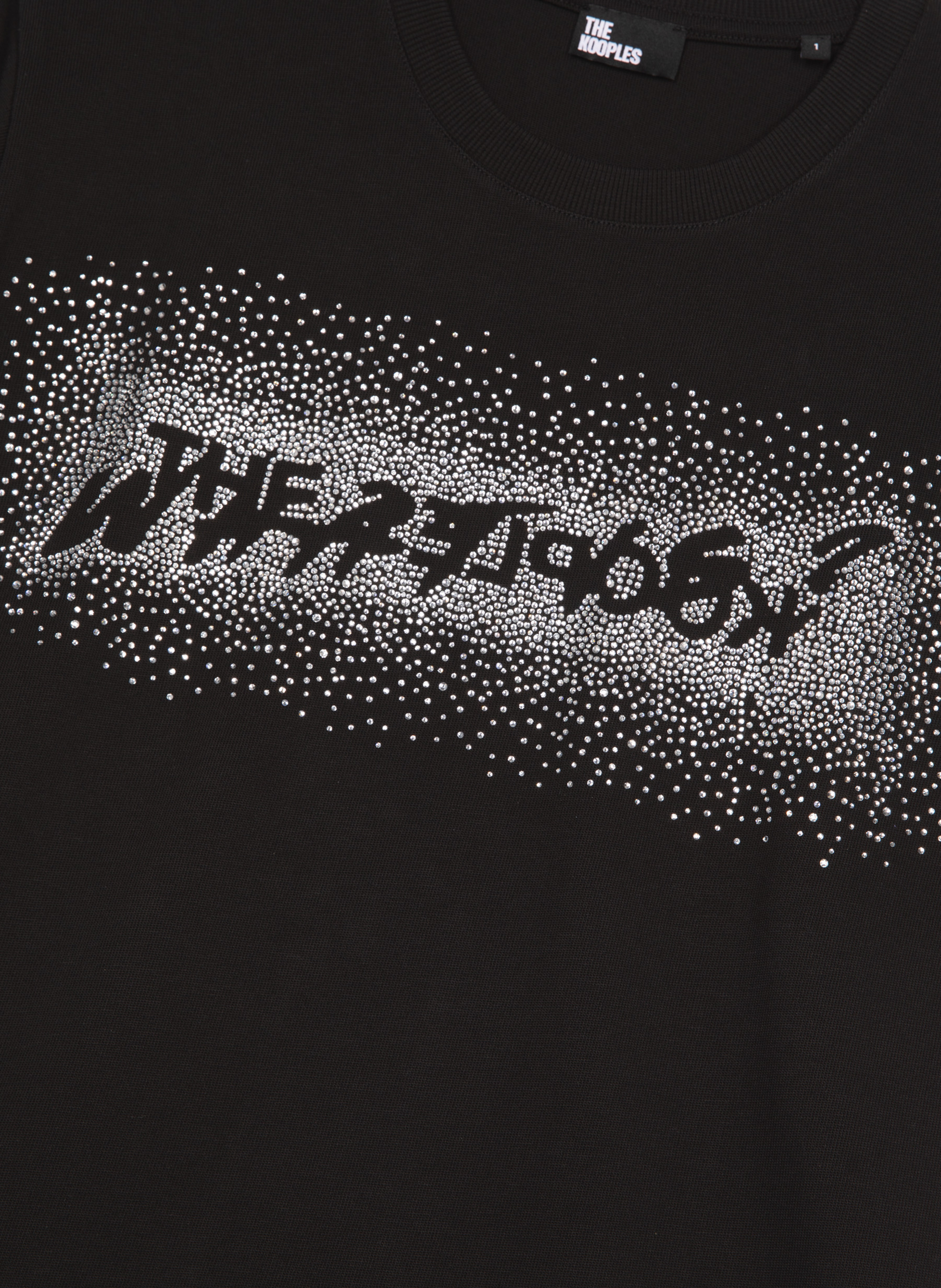T-shirt what is à strass THE KOOPLES Noir