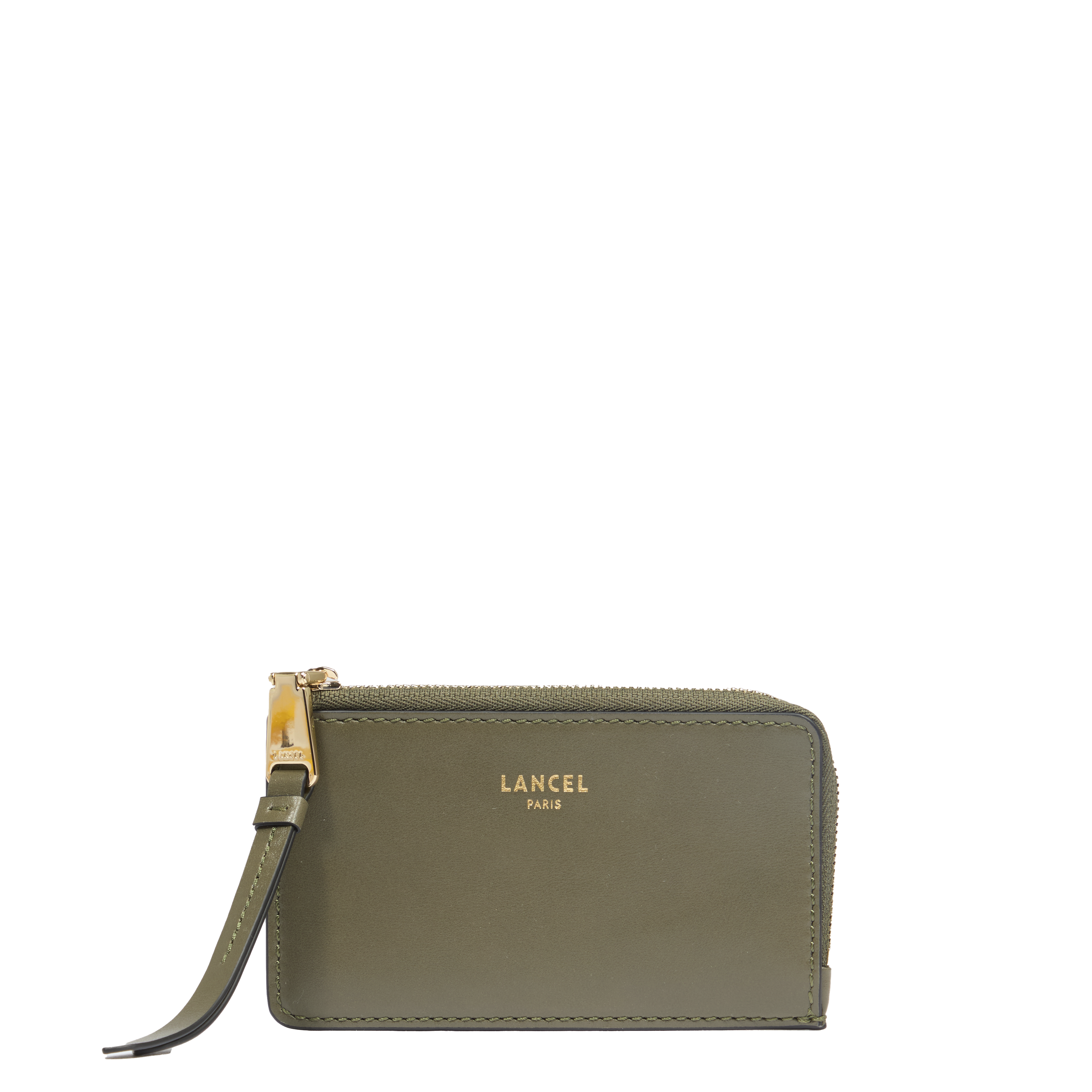 Porte-cartes origami de lancel en cuir LANCEL Vert
