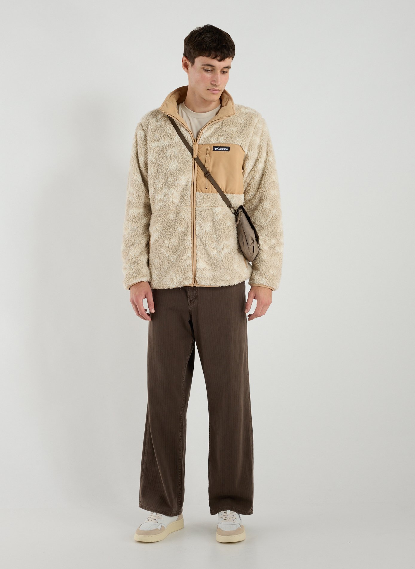 Zippered crossbody bag THE NORTH FACE Brown