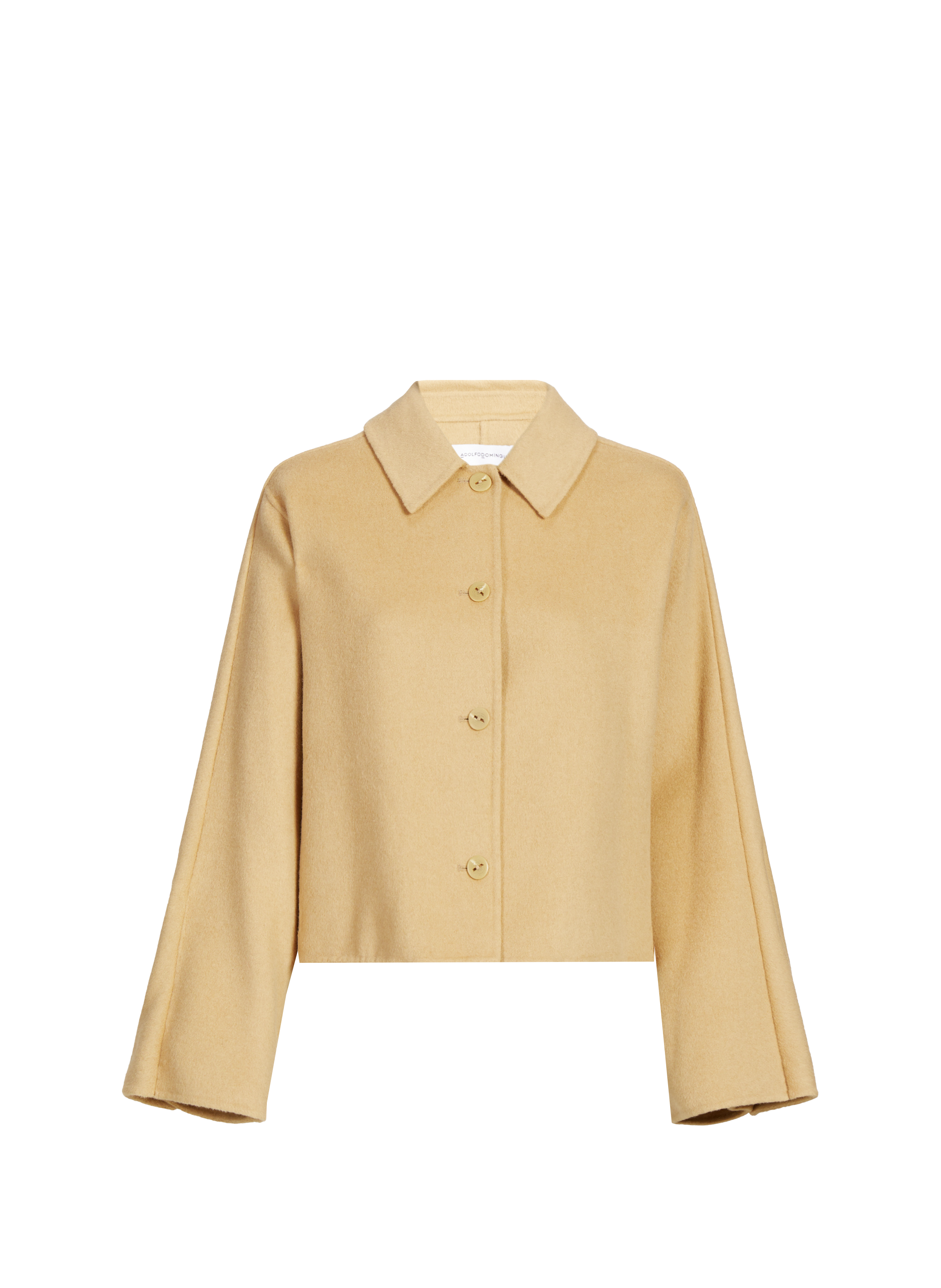 ADOLFO DOMINGUEZ Short cape jacket Brown