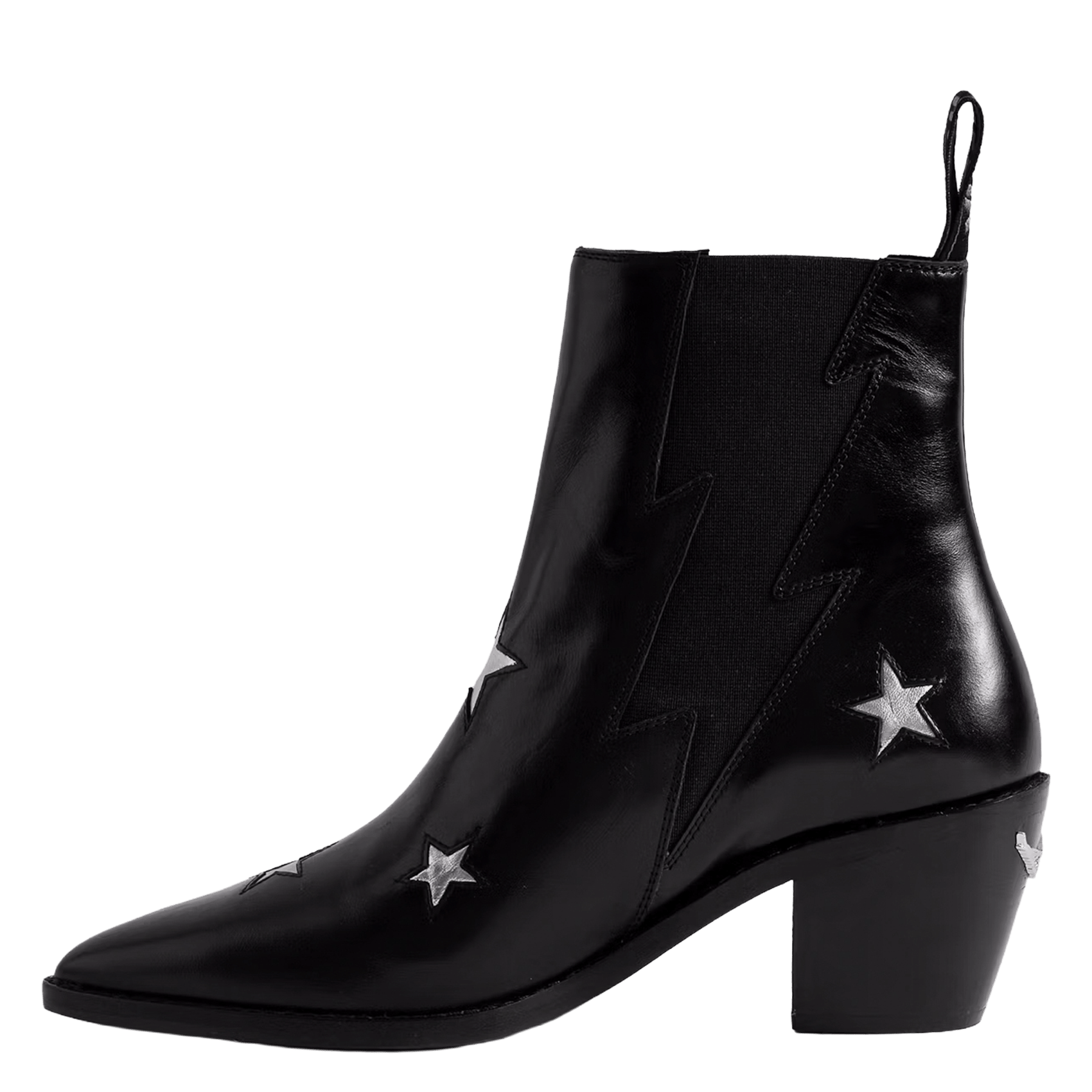 Bottines en cuir tyler ZADIG&VOLTAIRE Noir