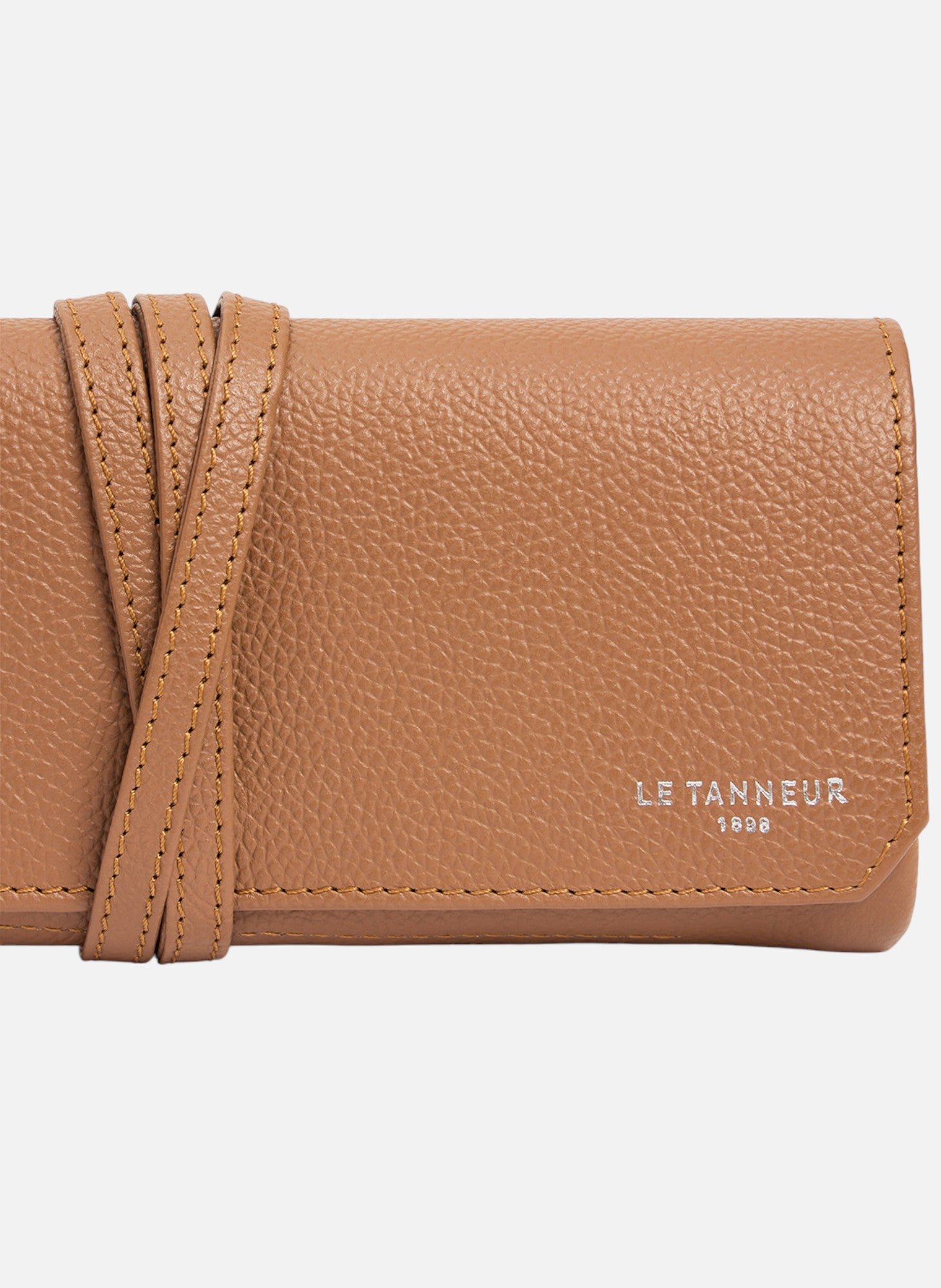 Coffret 3 montres de voyage souple en cuir grainé LE TANNEUR Marron