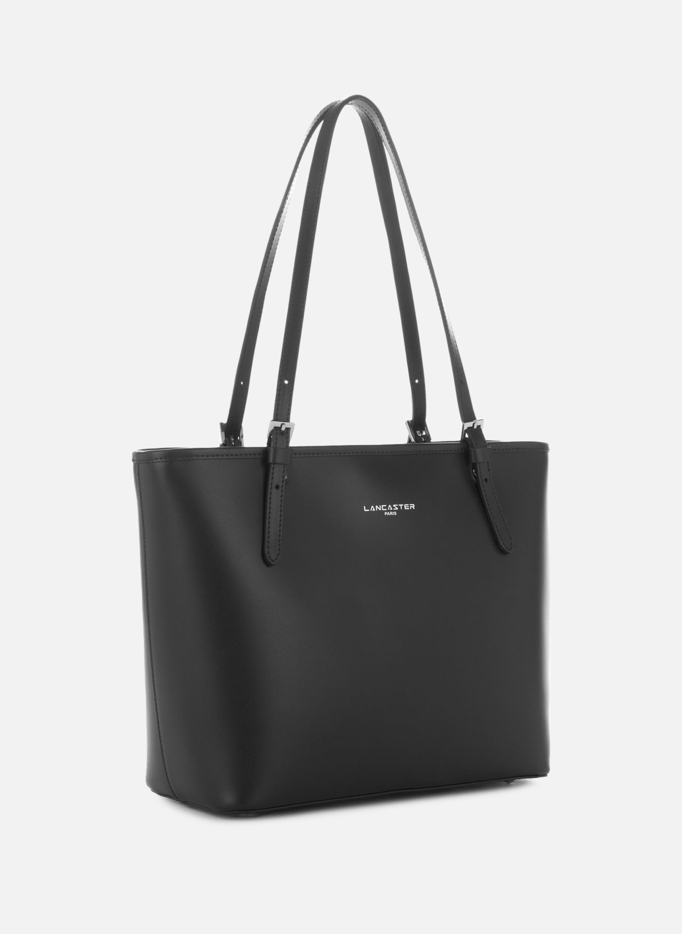 M tote bag - Smooth LANCASTER Black