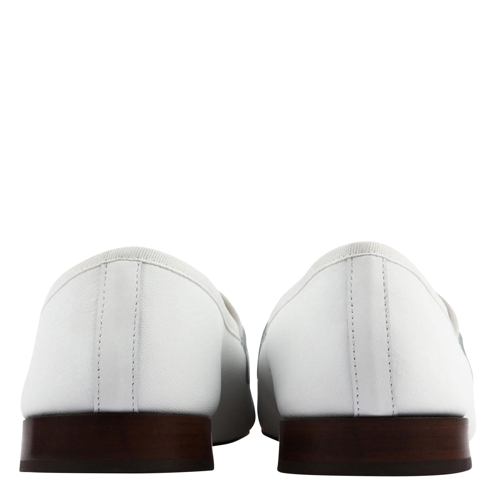 Mocassins en cuir michael REPETTO Blanc