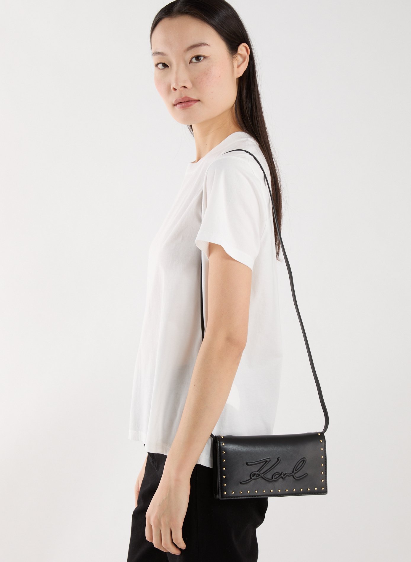 Pochette trois compartiments KARL LAGERFELD Noir