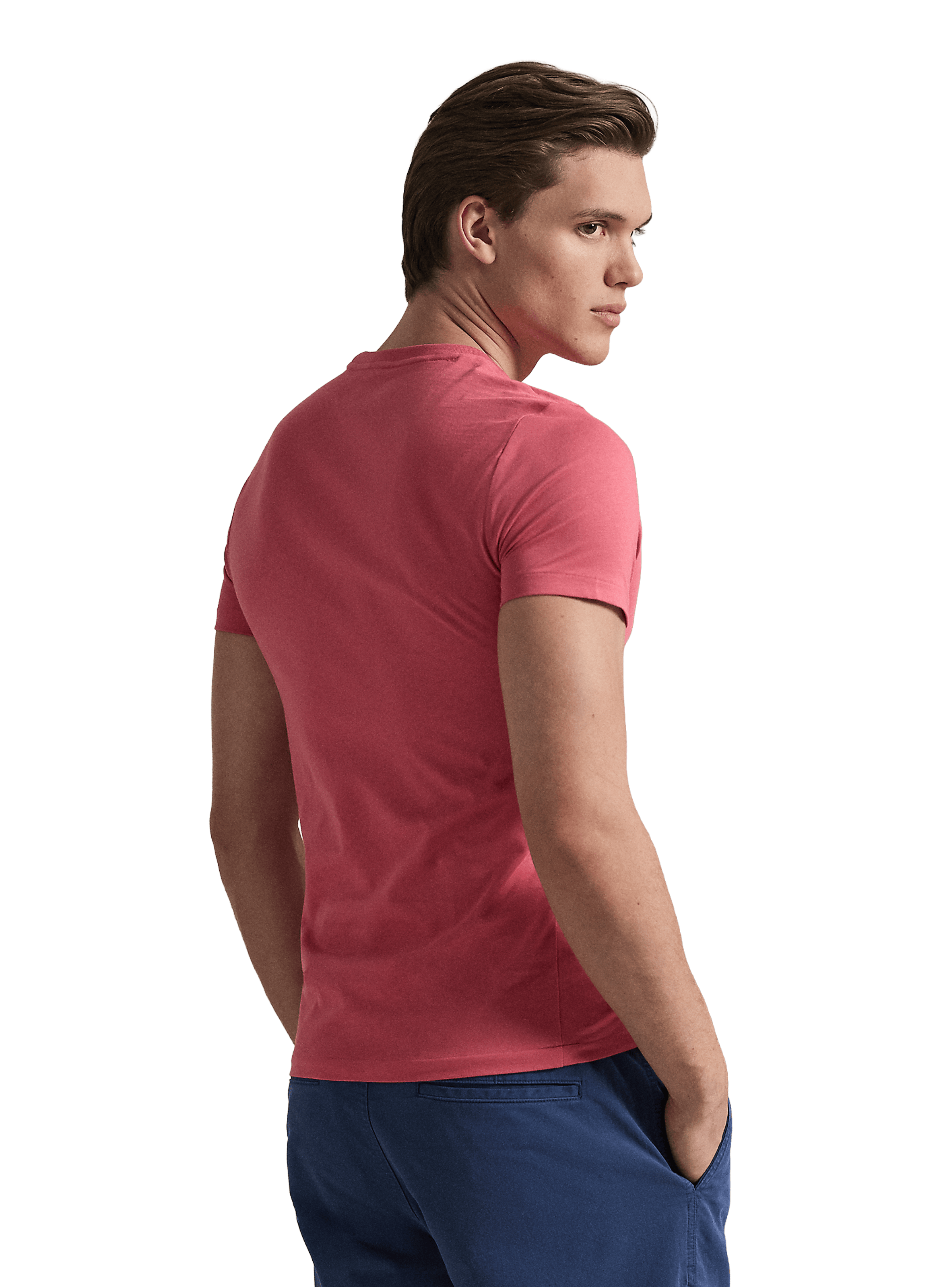 Cotton round-neck T-shirt POLO RALPH LAUREN Red