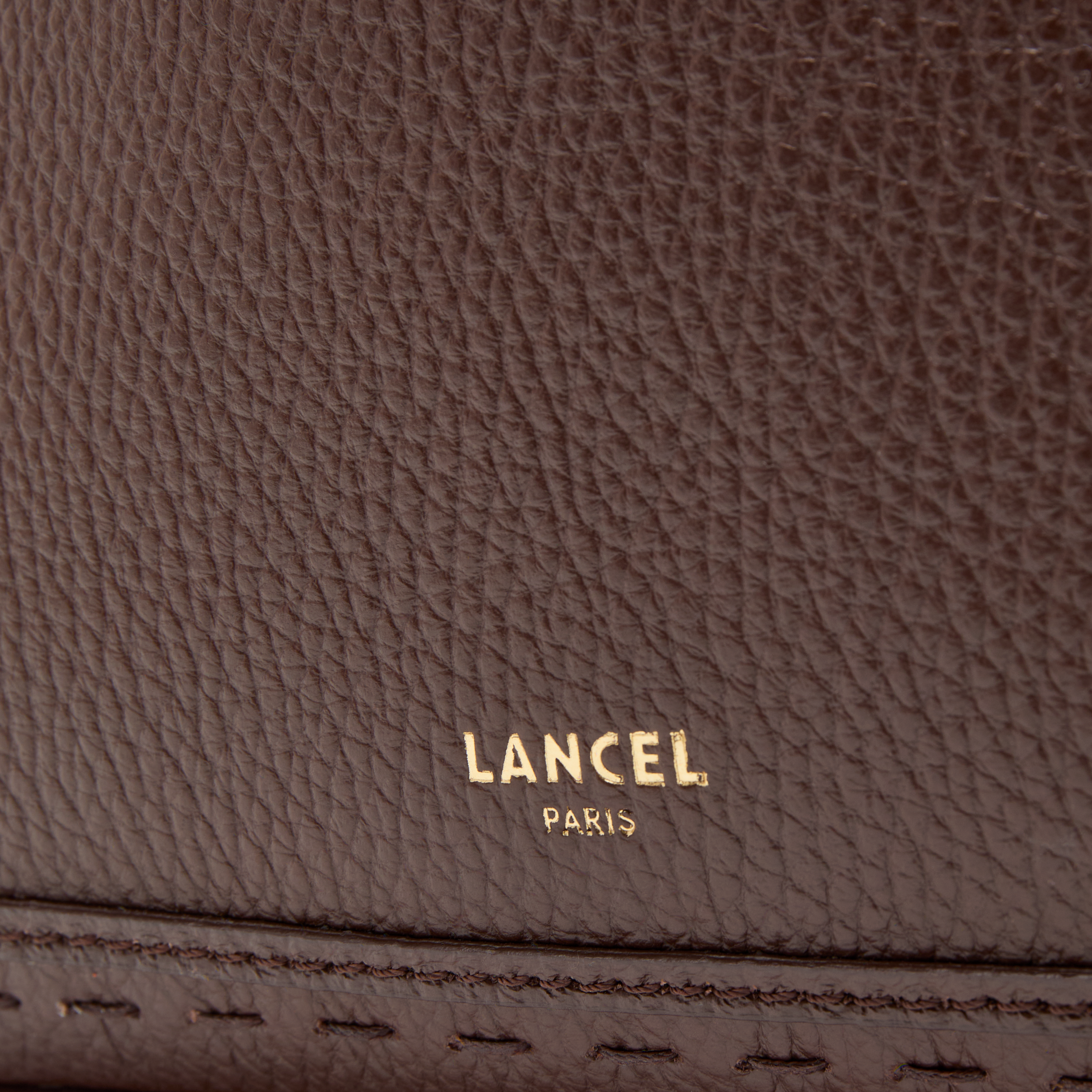 Pochette chaine premier flirt de lancel en cuir LANCEL Marron