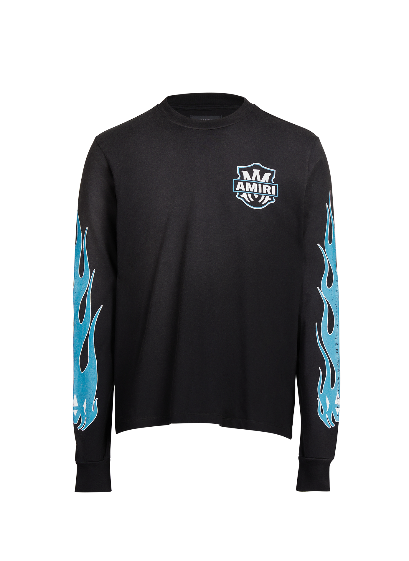 Long-sleeve printed cotton t-shirt AMIRI Black