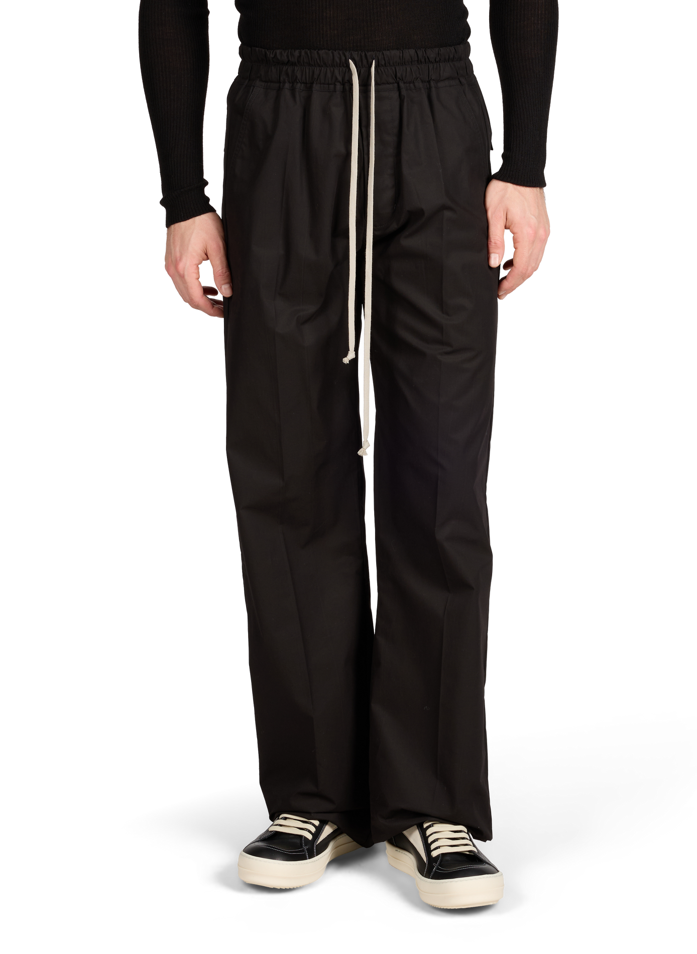 Straight wool trousers RICK OWENS Black