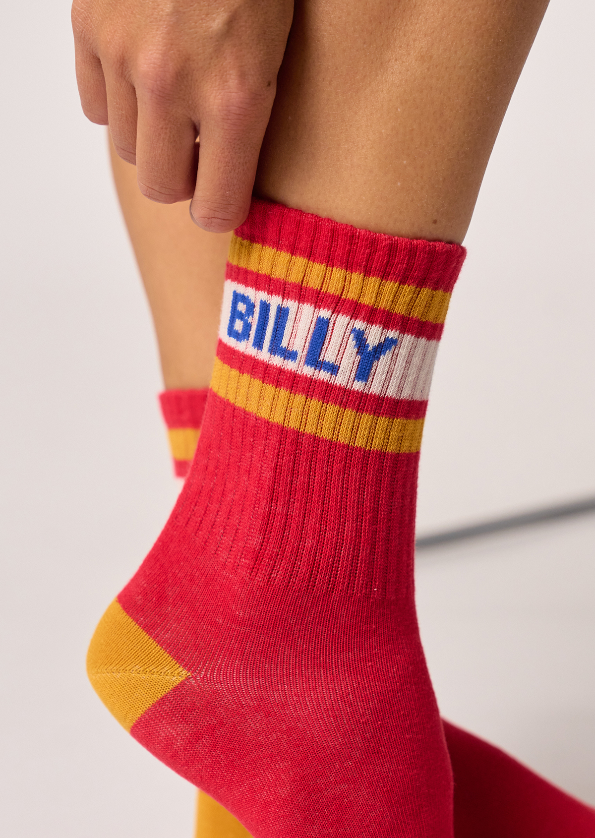 Chaussettes en coton tennis BILLYBELT Rouge