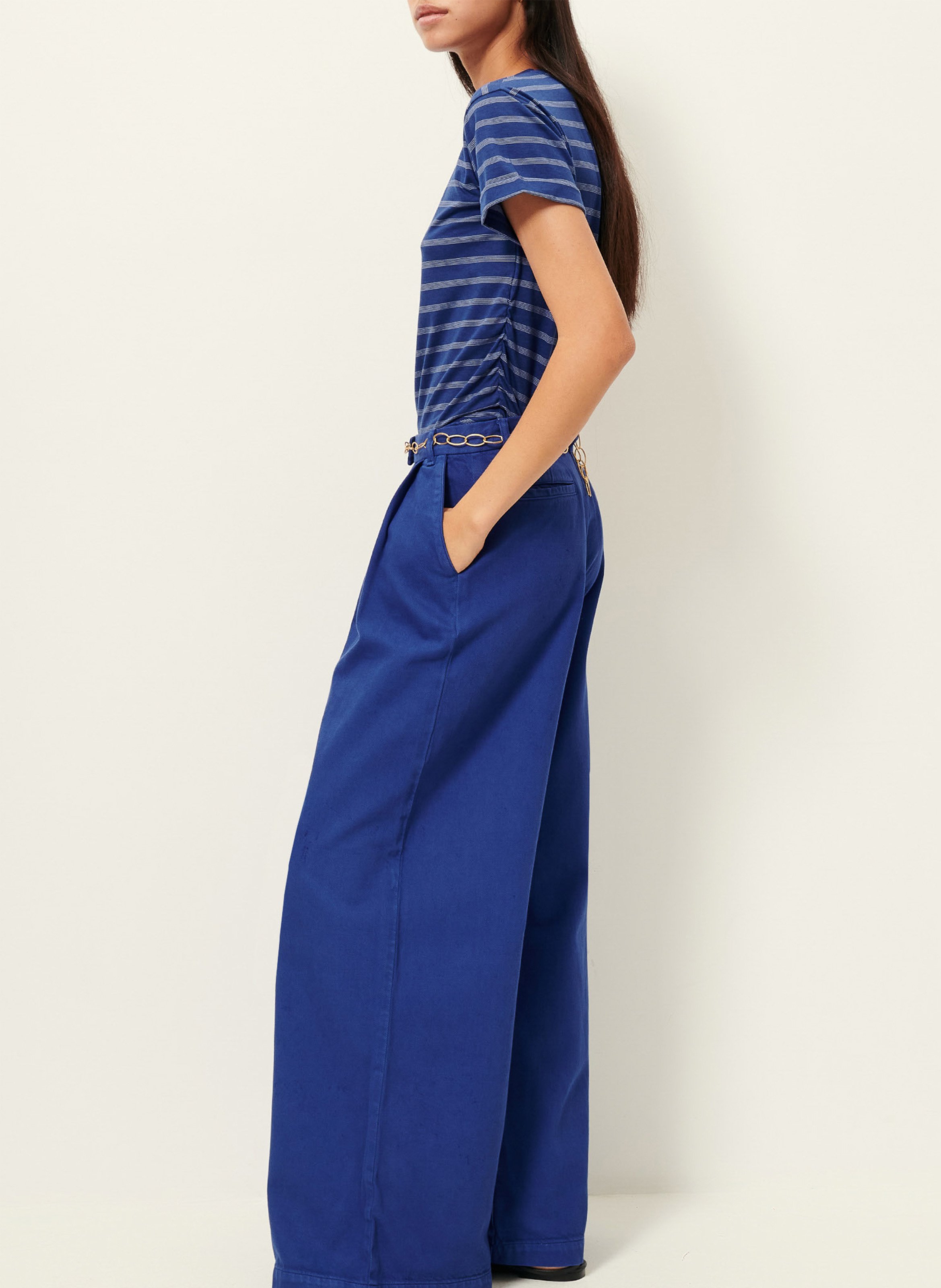 T-shirt droit à rayures flaherty SESSUN Bleu