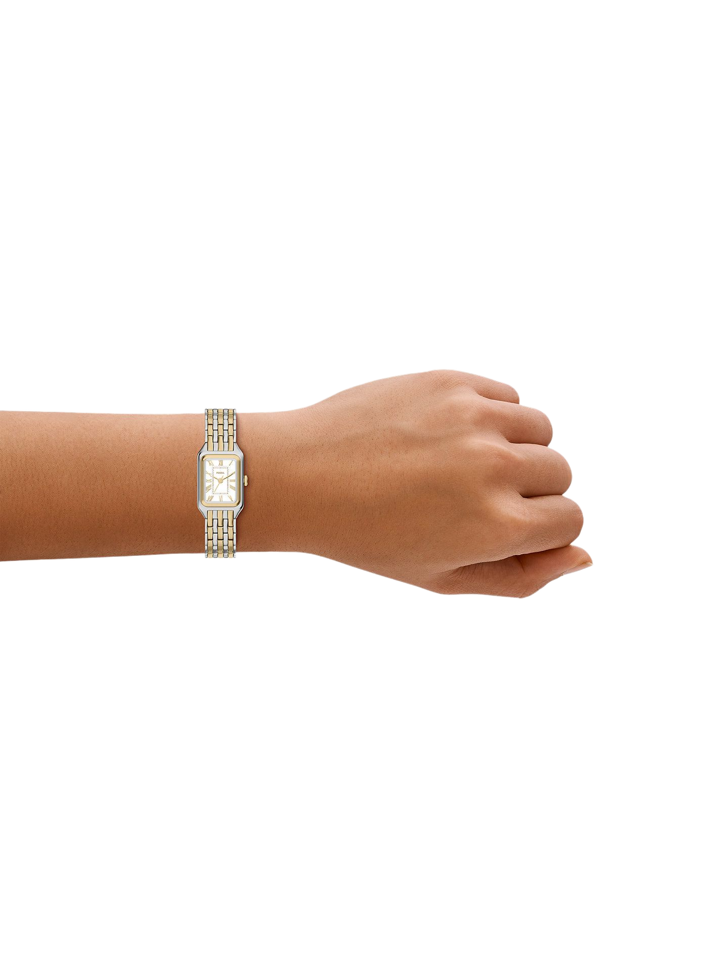 Montre quartz Raquel mini en acier inoxydable FOSSIL Blanc