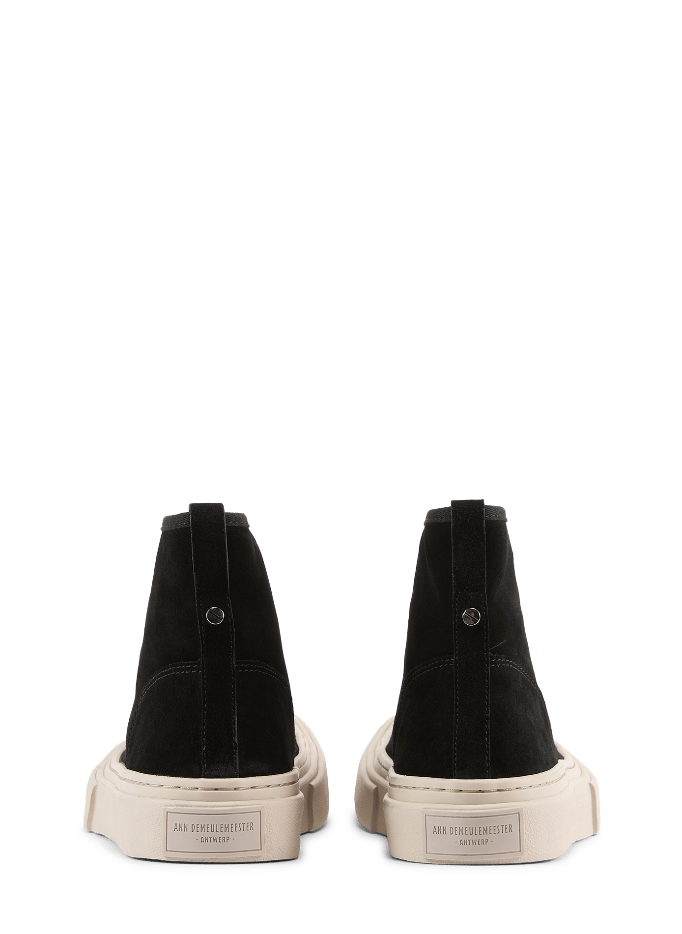 Sneakers alte in pelle Sarin ANN DEMEULEMEESTER Nero