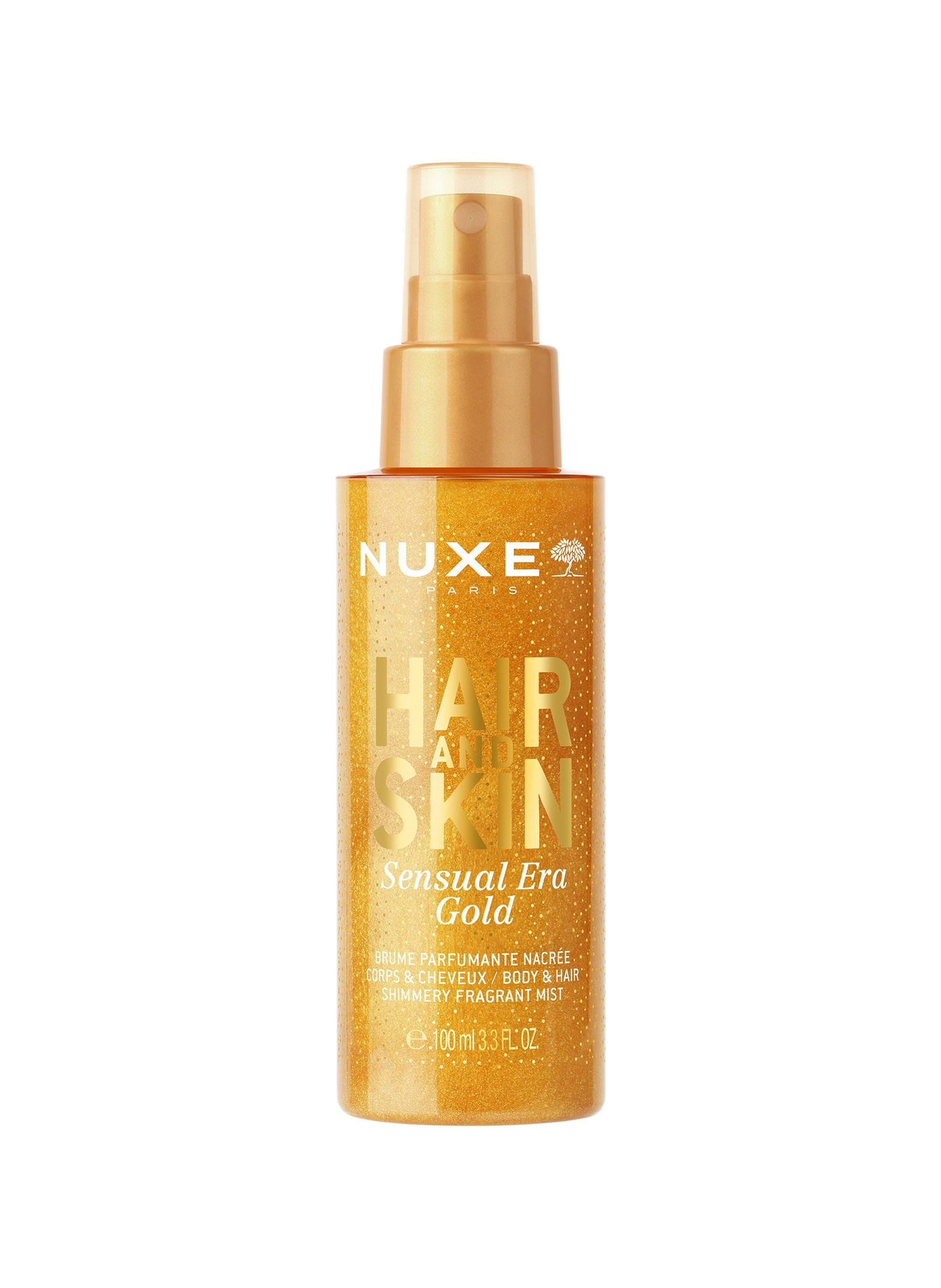 Nuxe Hair & Skin Sensual Era Gold - Parelspray voor lichaam en haar met een sensuele geur NUXE No color