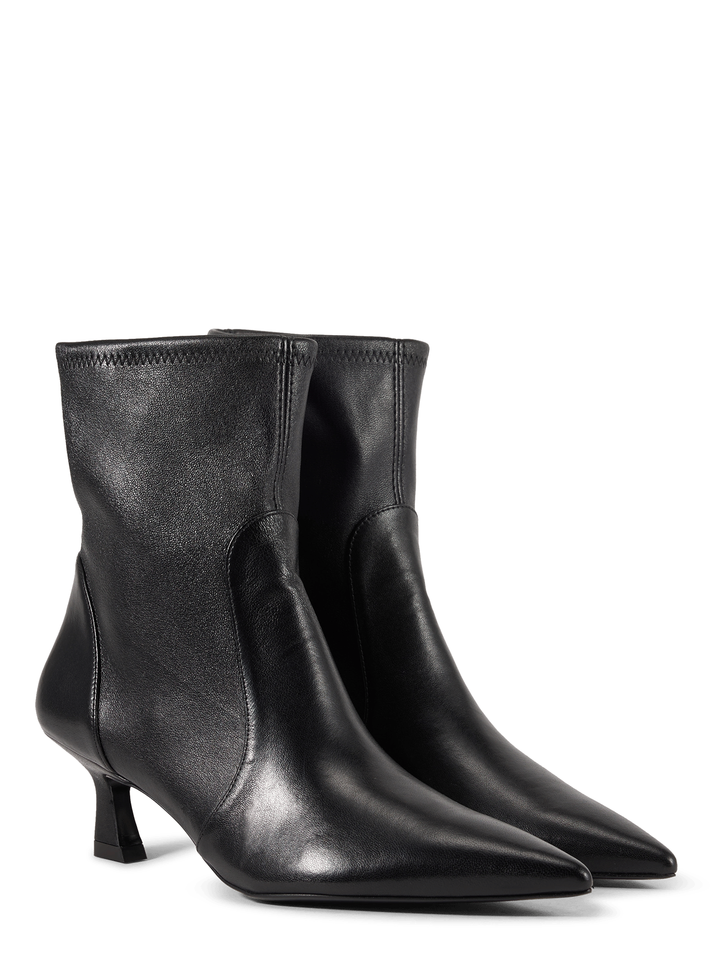 Botines Vinnies de cuero de oveja STUART WEITZMAN Negro